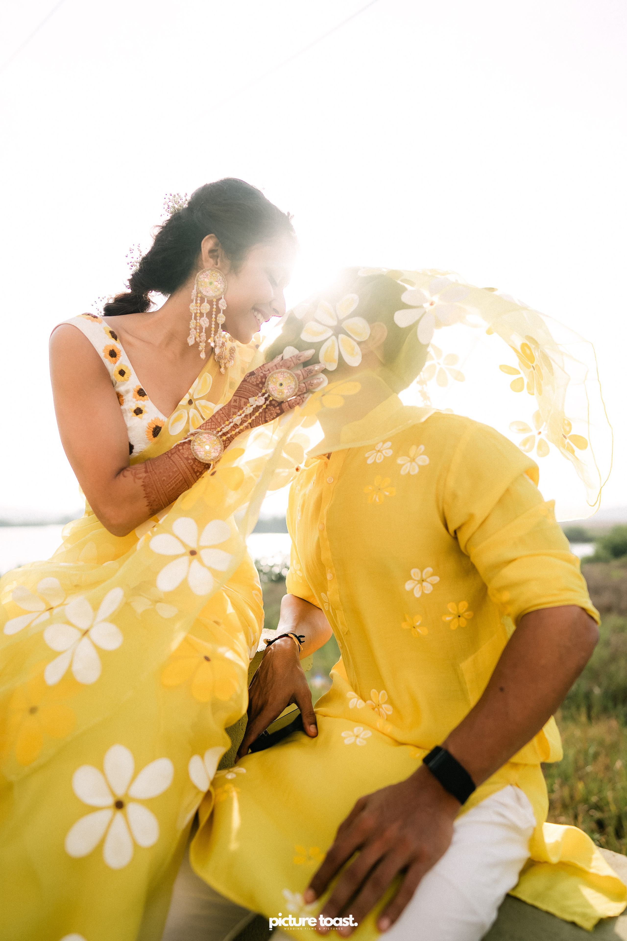 Haldi Hues Ft. Baebie & Goyal. Fine art Wedding Photographers in India & Canada