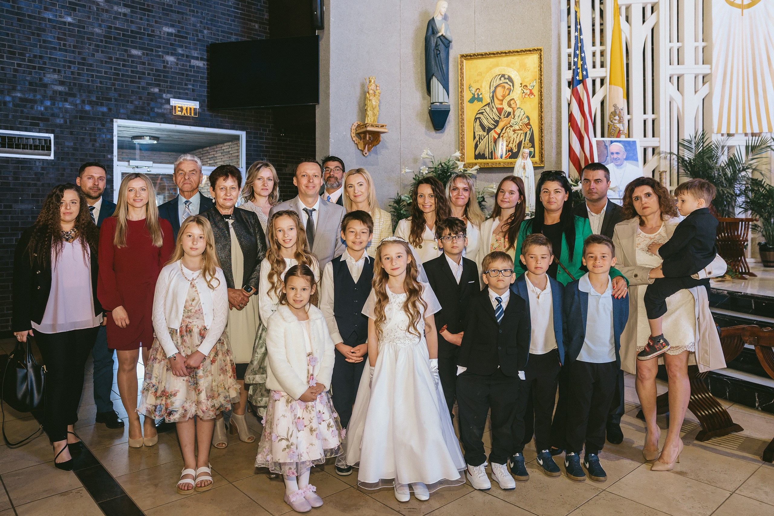 First Communion 05.03.2025. Wedding family event photographer in Chicago Nick Yushevich