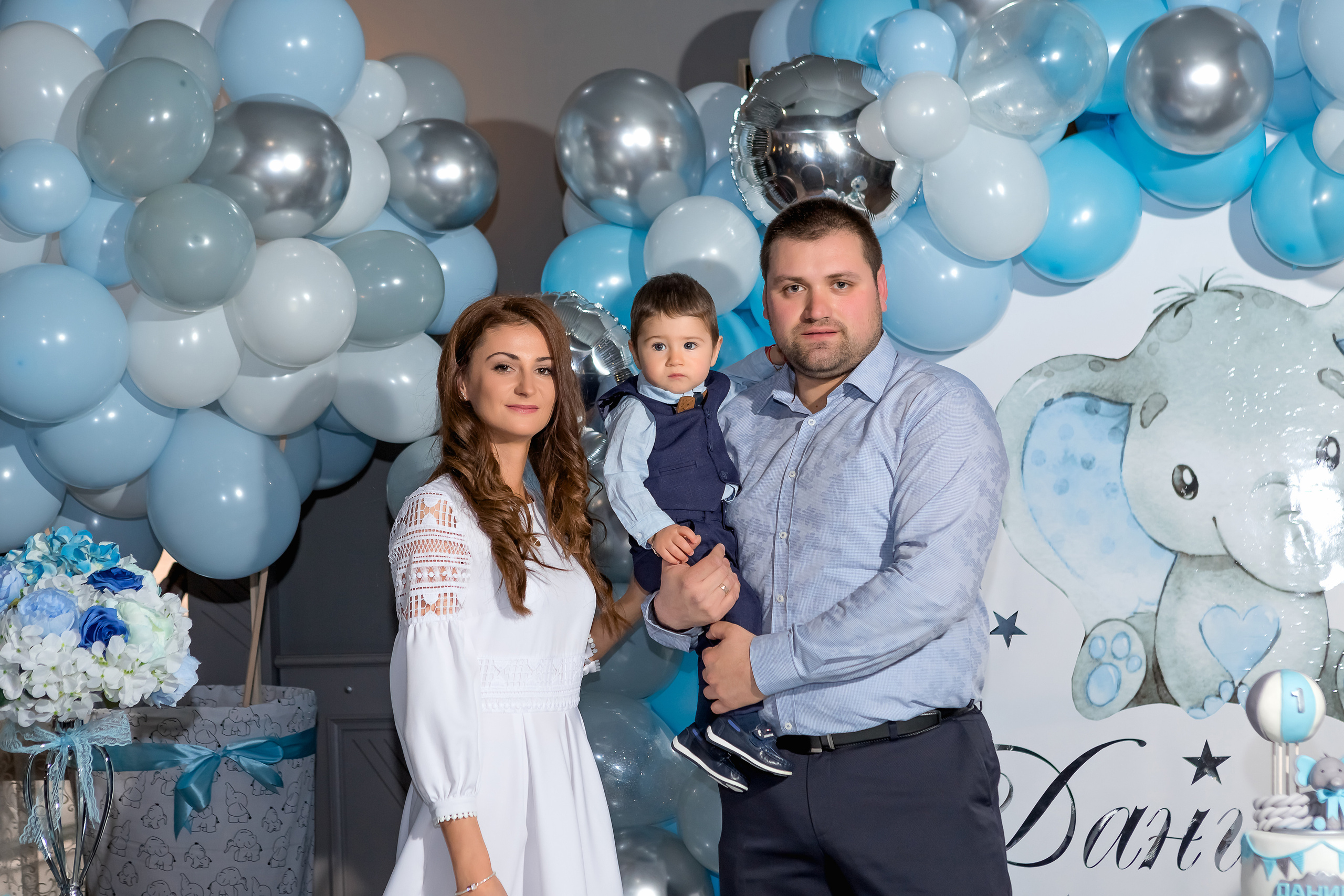 Честита първа свещичка. Фотограф Ирина Йотова