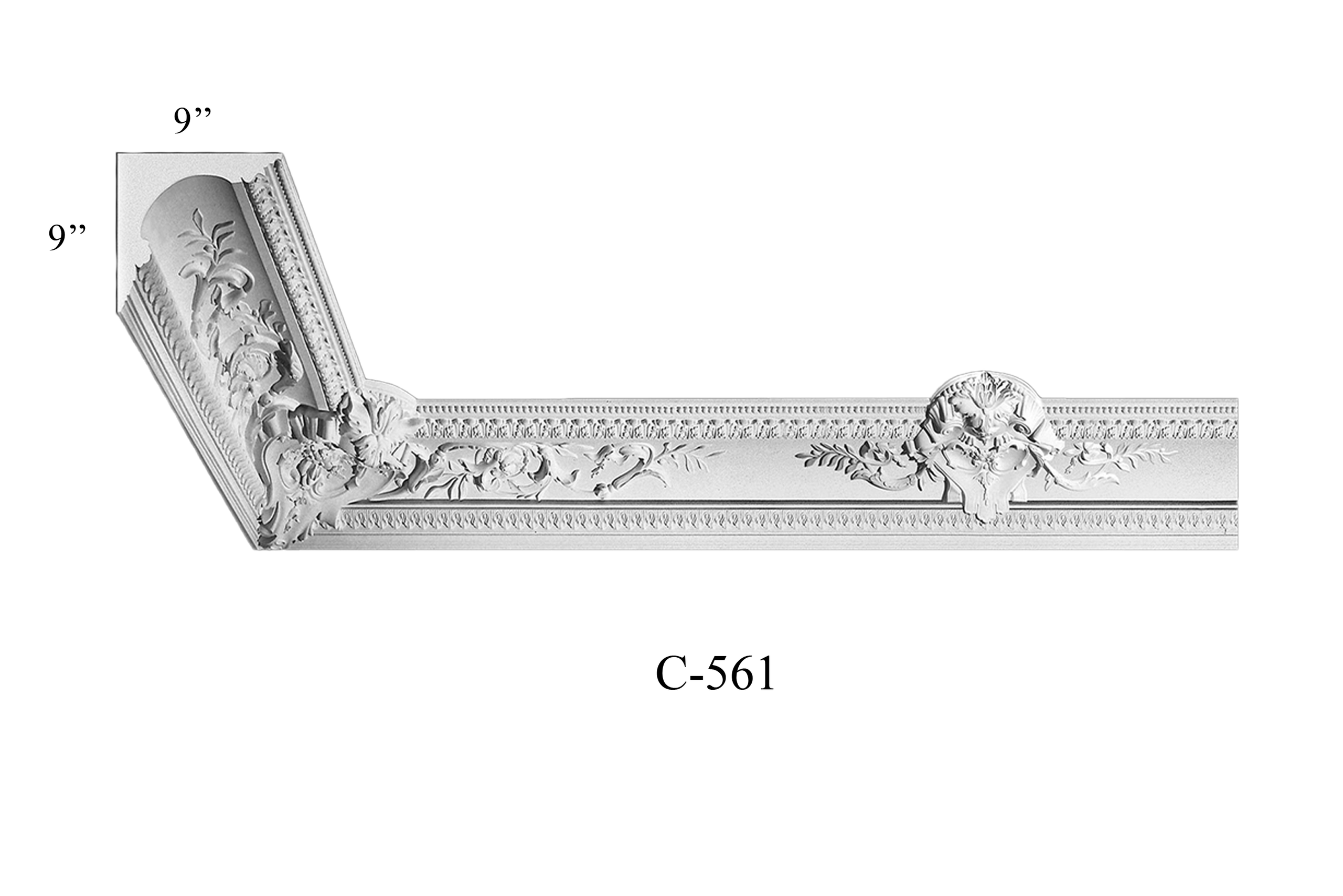 Crown Molding. Plaster molding