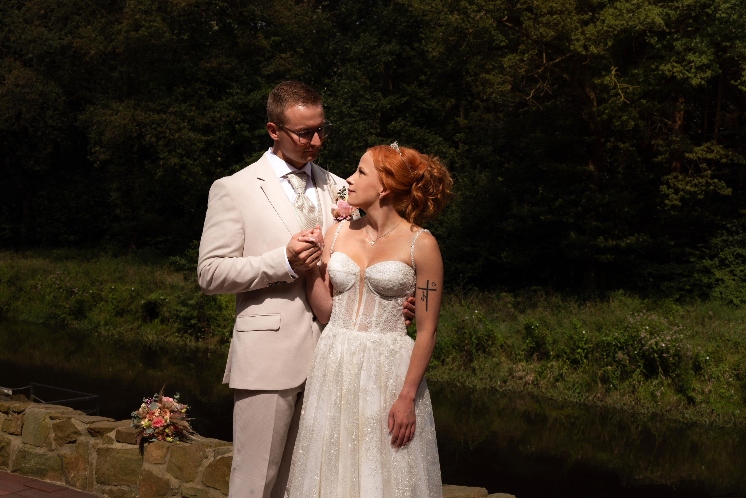 Yvonne & Denis, First Look, Artland Kotten Quakenbrück. Fotografin und Videografin im Raum Osnabrück und Emsland Alla