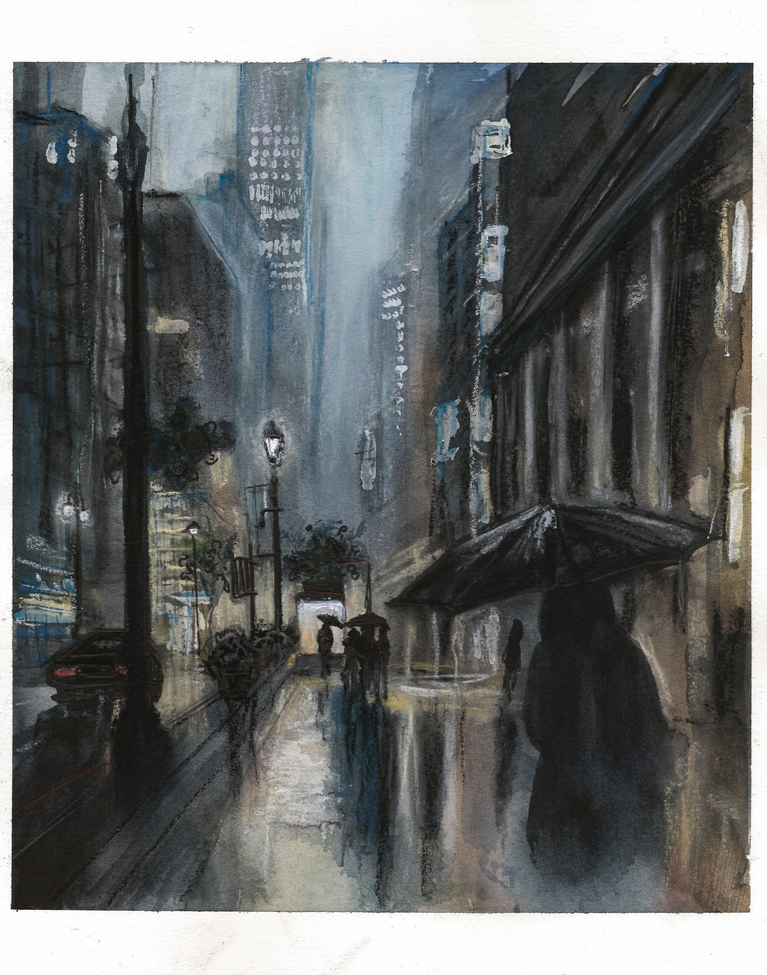 Urban views. Angelina Sorokopud. Artist in Strasbourg