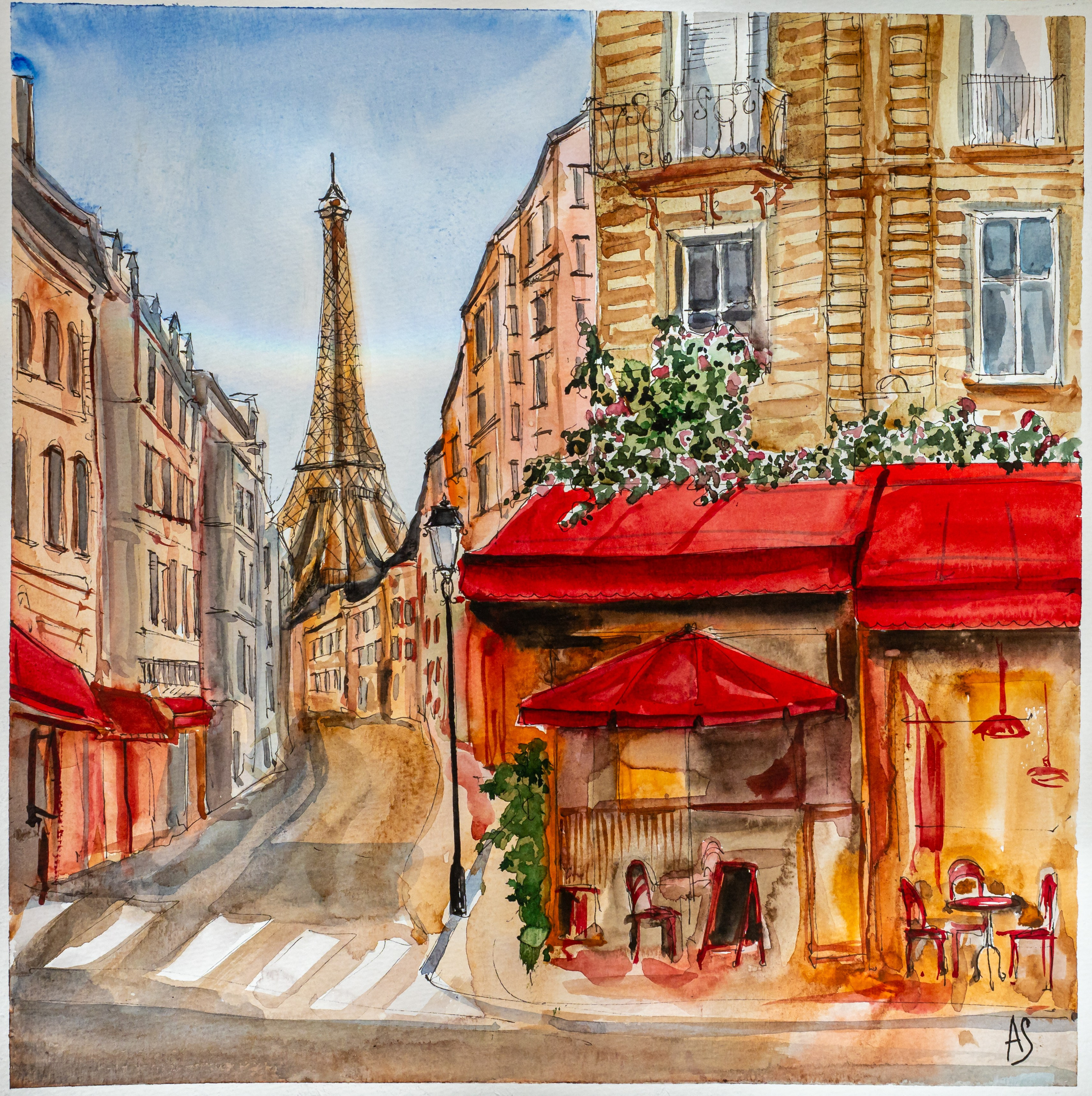 Urban views. Angelina Sorokopud. Artist in Strasbourg