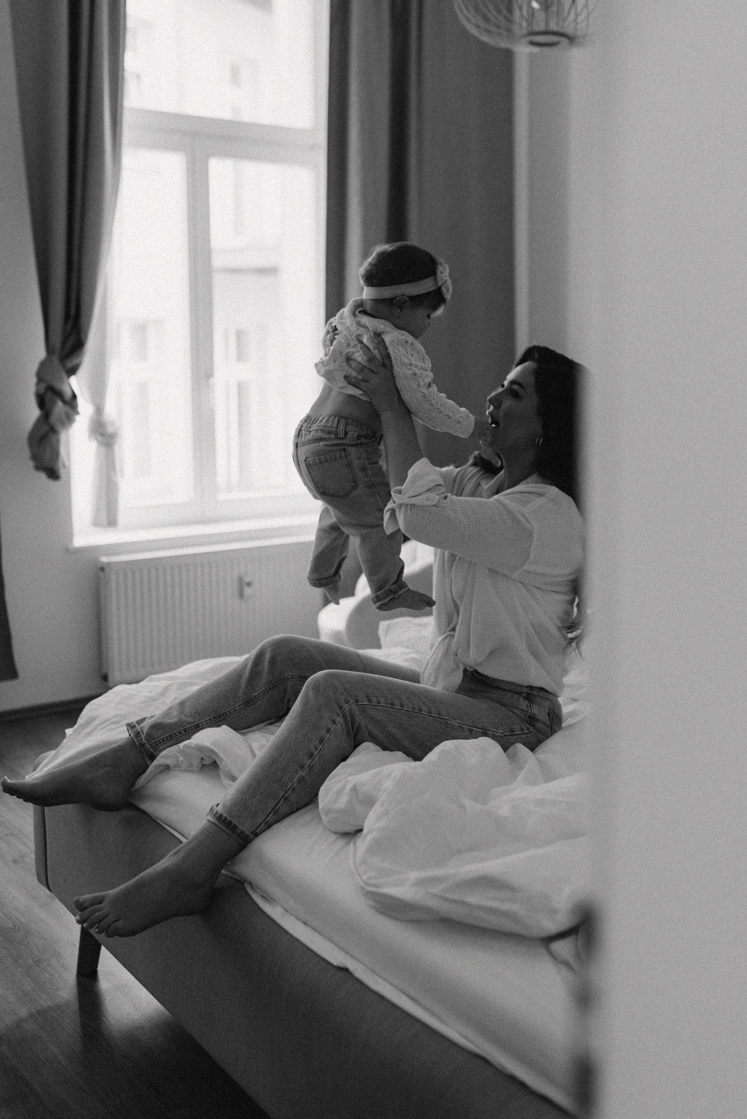 1 year old at home. Семейный фотограф Лейпциг, Германия