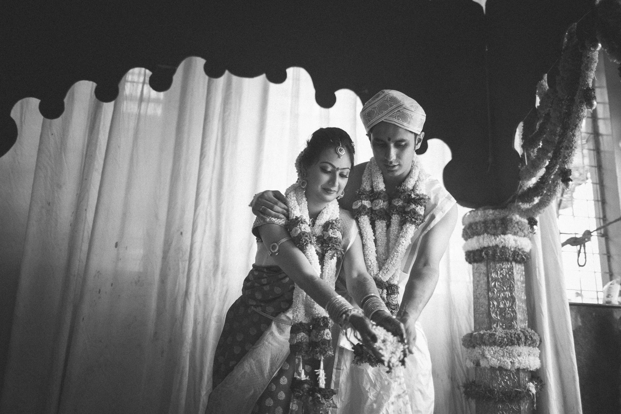 Traditional Kannada Brahmin Temple wedding, JP nagar, Bangalore