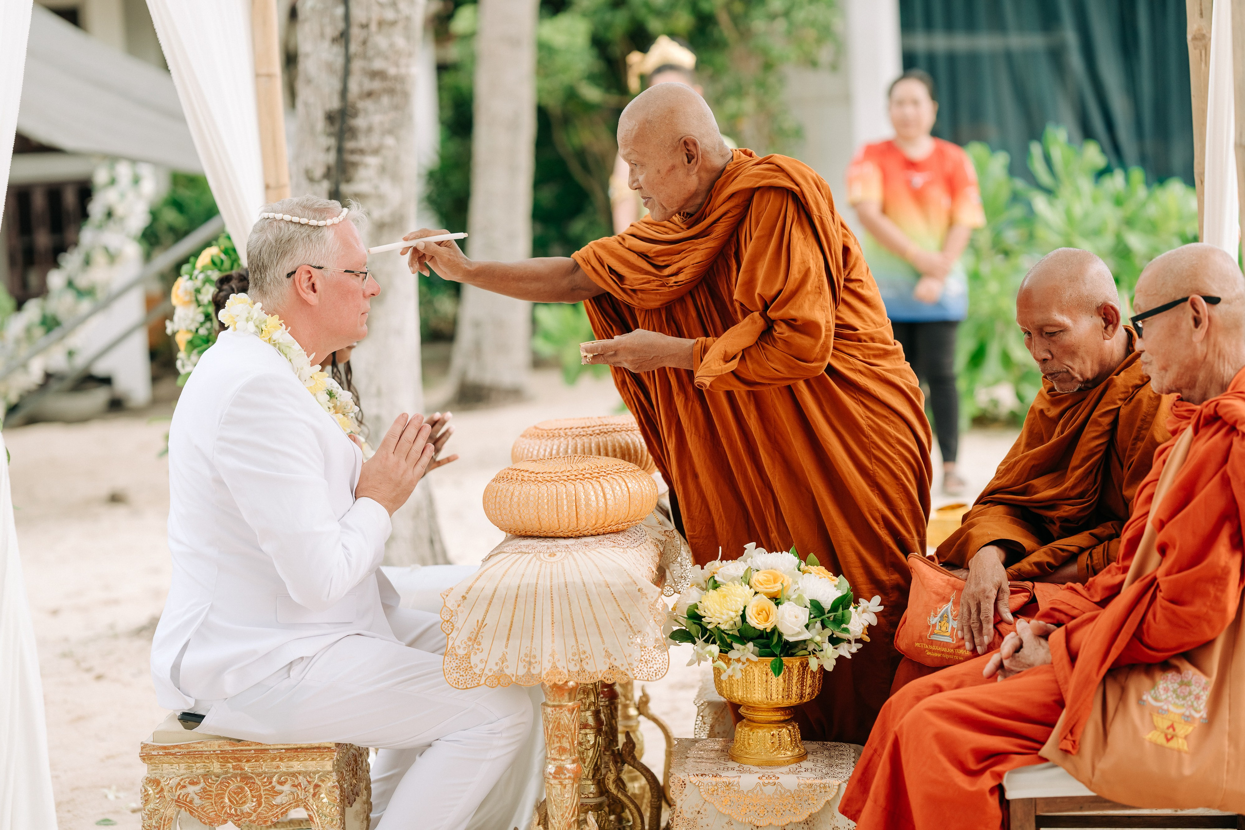 GRACE & MARTIN. Буддийская свадебная церемония на Самуи, Таиланд