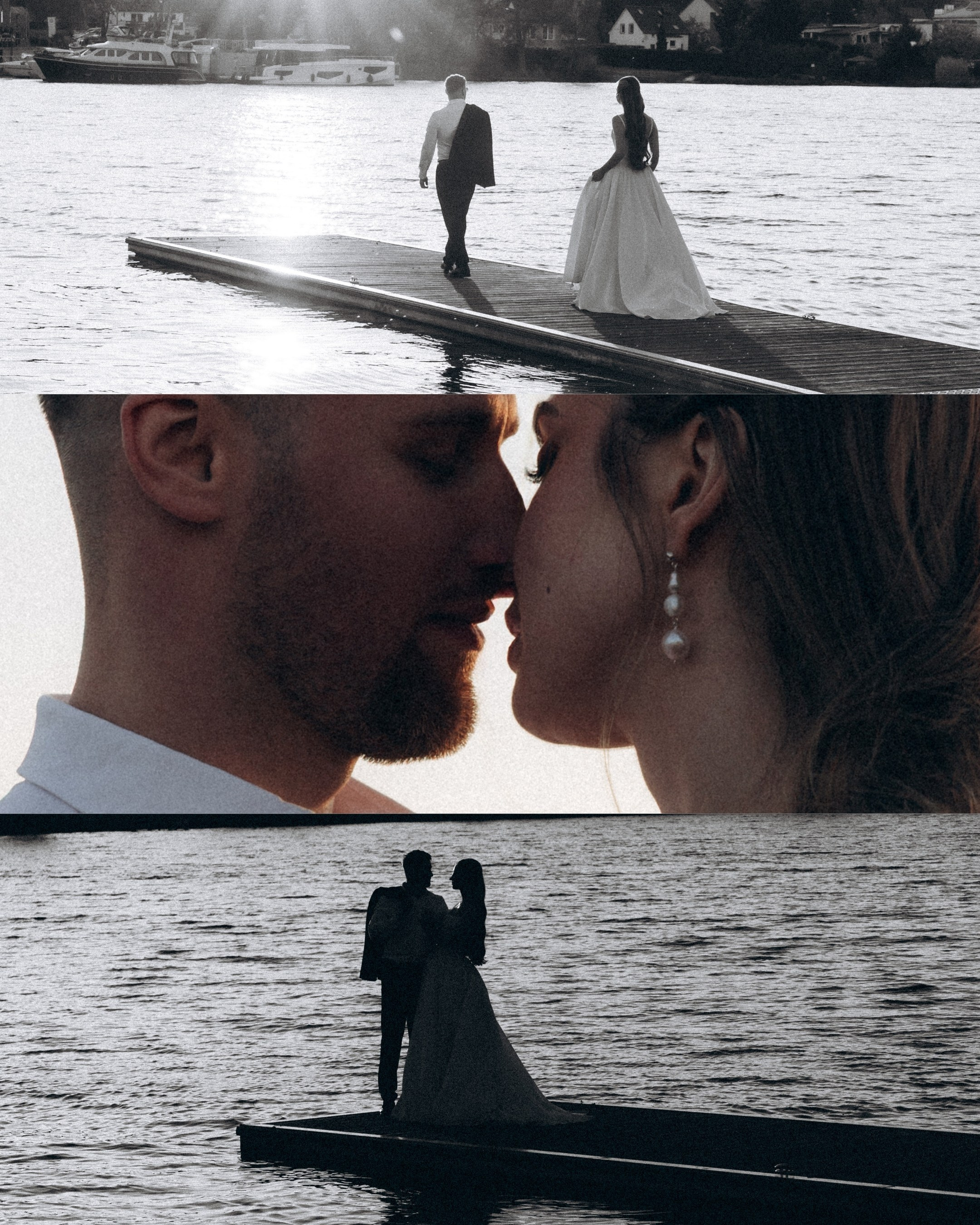 Romantyczna fotografia ślubna w plenerze, love story Szczecin