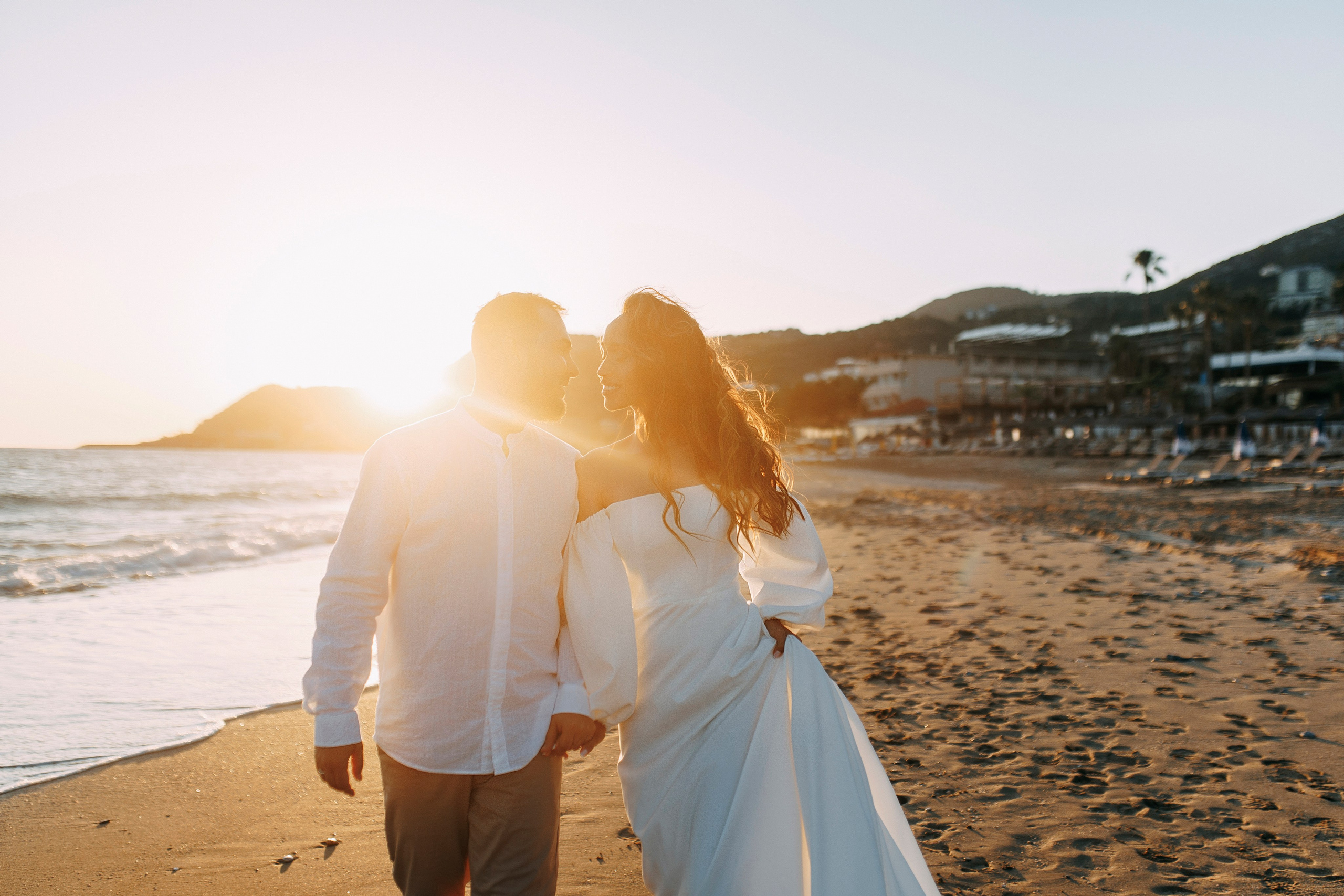 Свадебная фотосессия на закате (Пляж Клеопатры) — Топ-фотограф Алсу Девели. Алсу Девели | Свадебный и семейный фотограф в Турции Алании, Алания, Аланья, Сиде, Белеке, Анталия