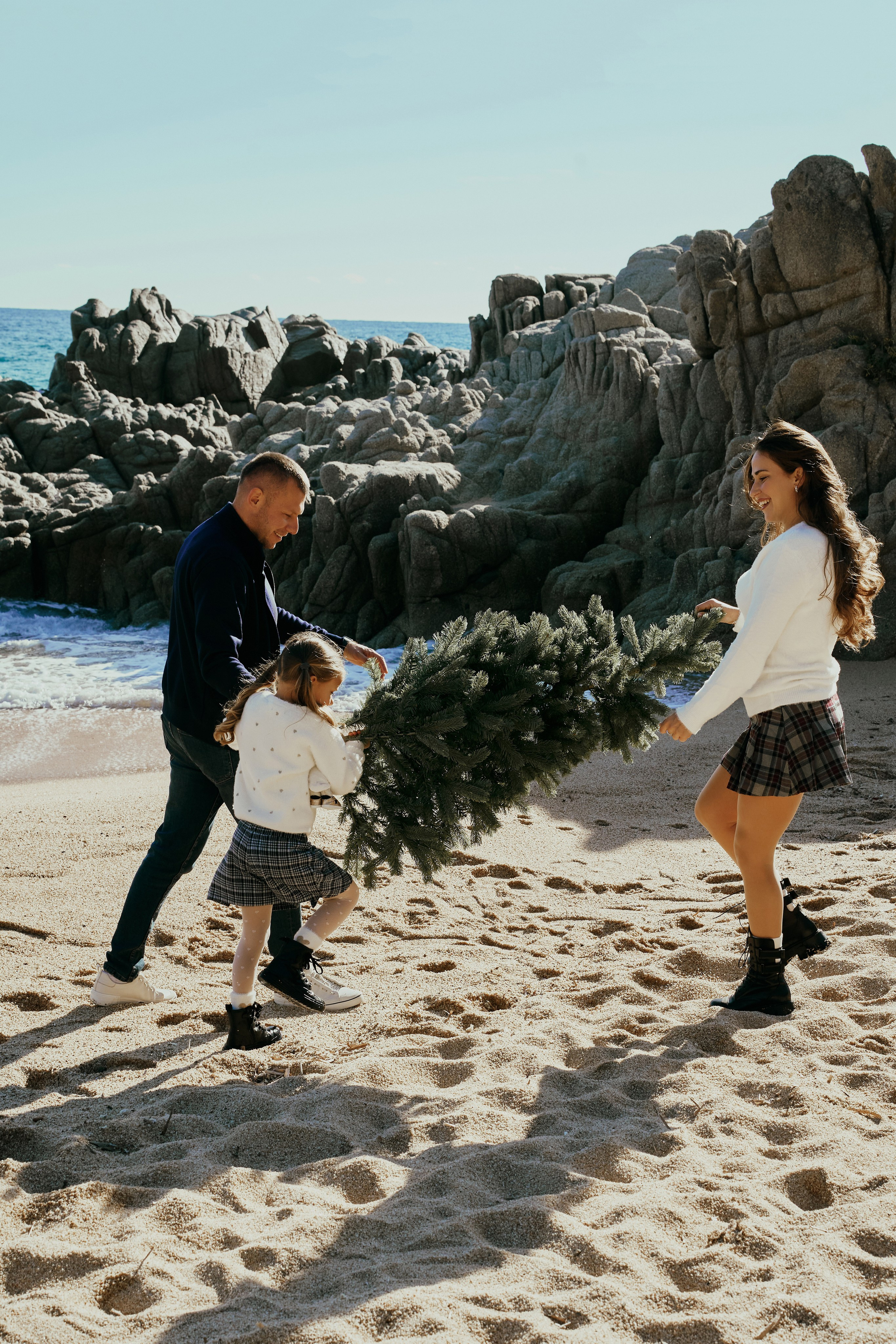 Рождество на пляже. Фотограф в Барселоне Жанна Захарченко