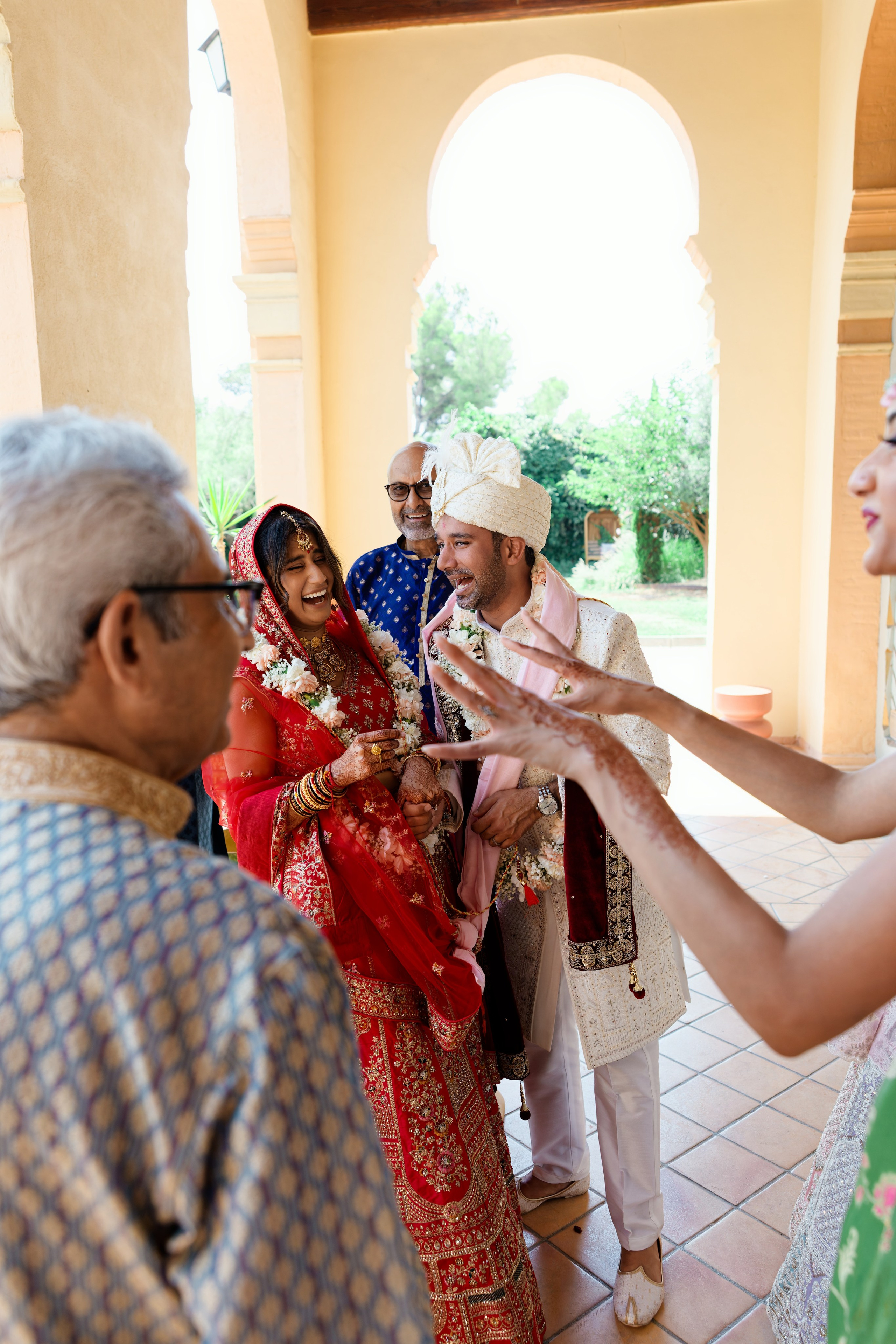 Indian wedding at Gran Villa Rosa, Barcelona