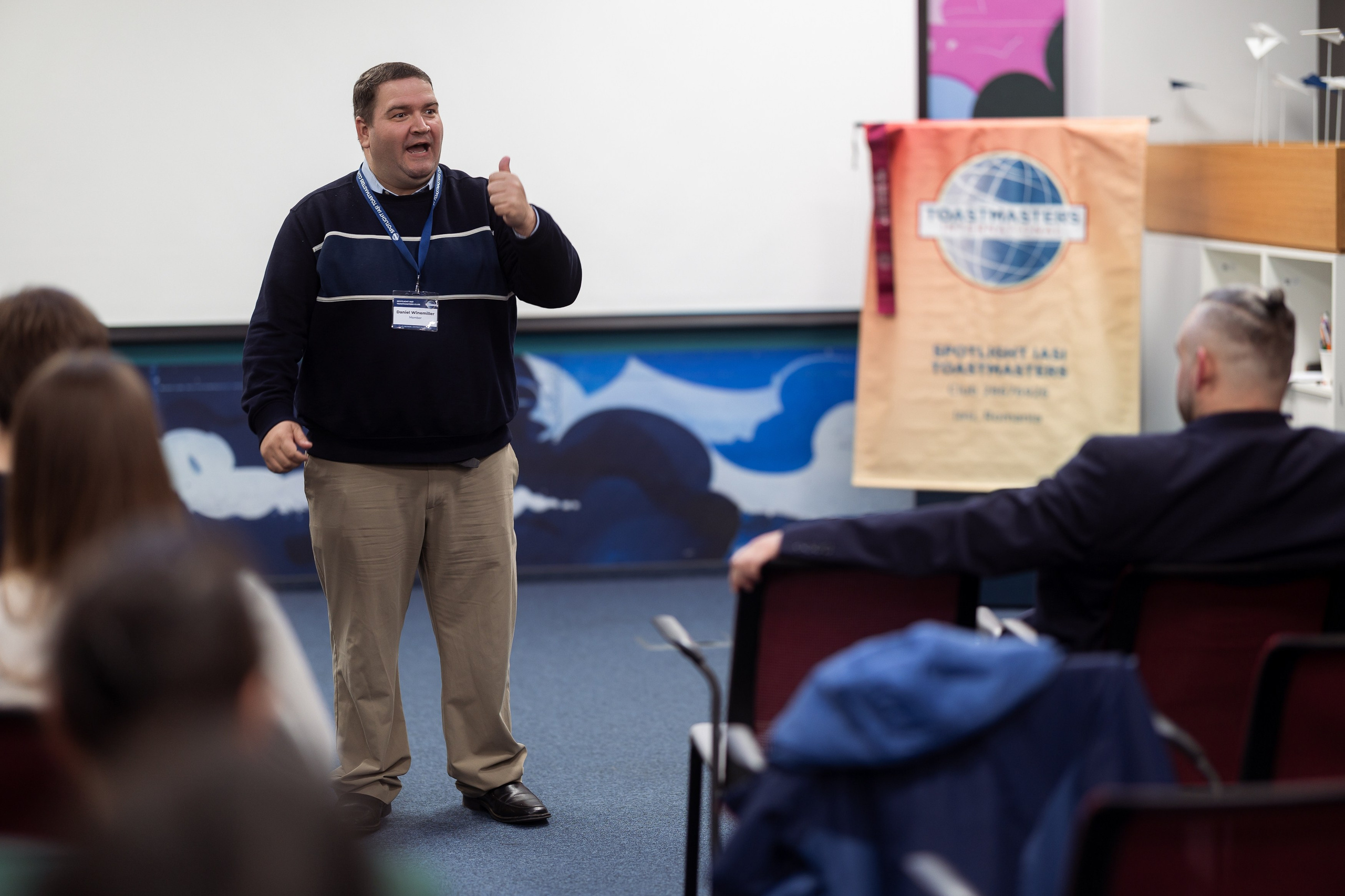 Toastmasters. Marius Ciocan