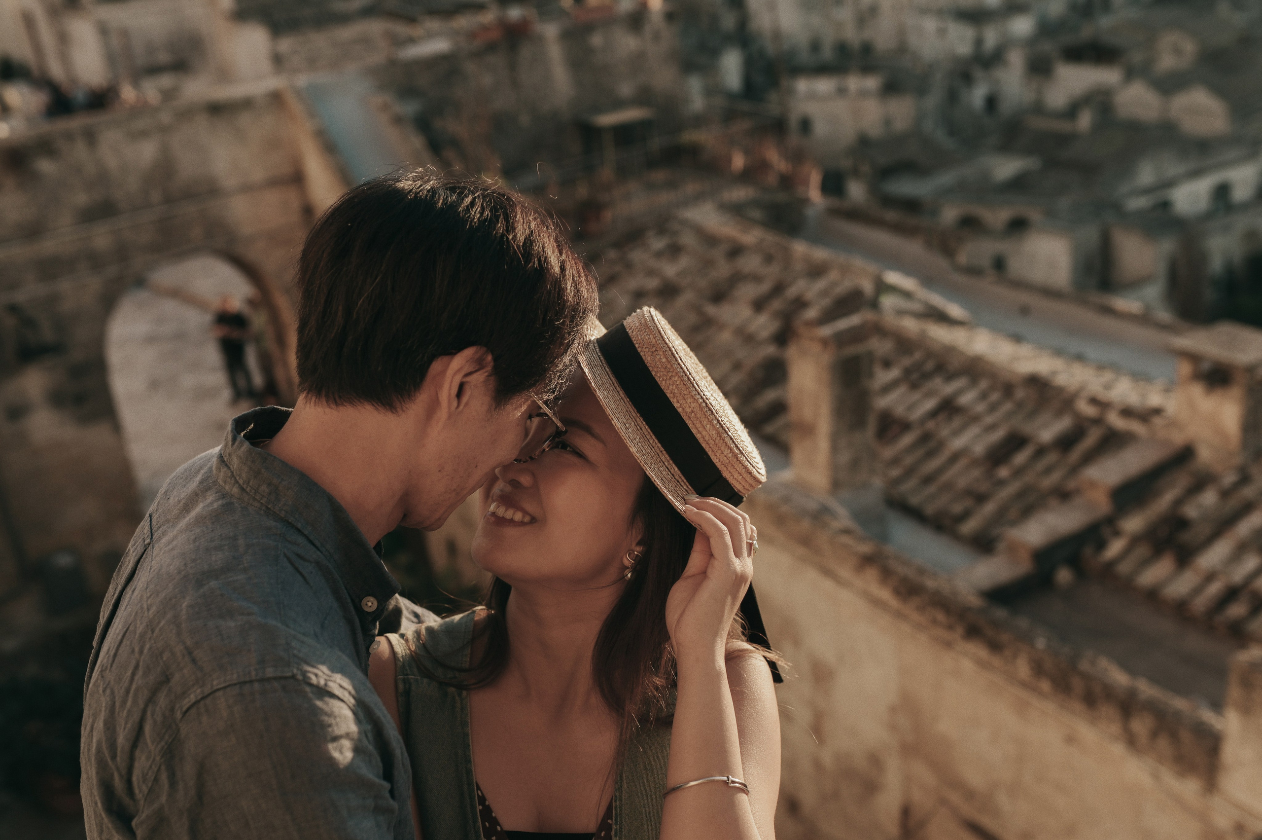 Romantic walk in Matera