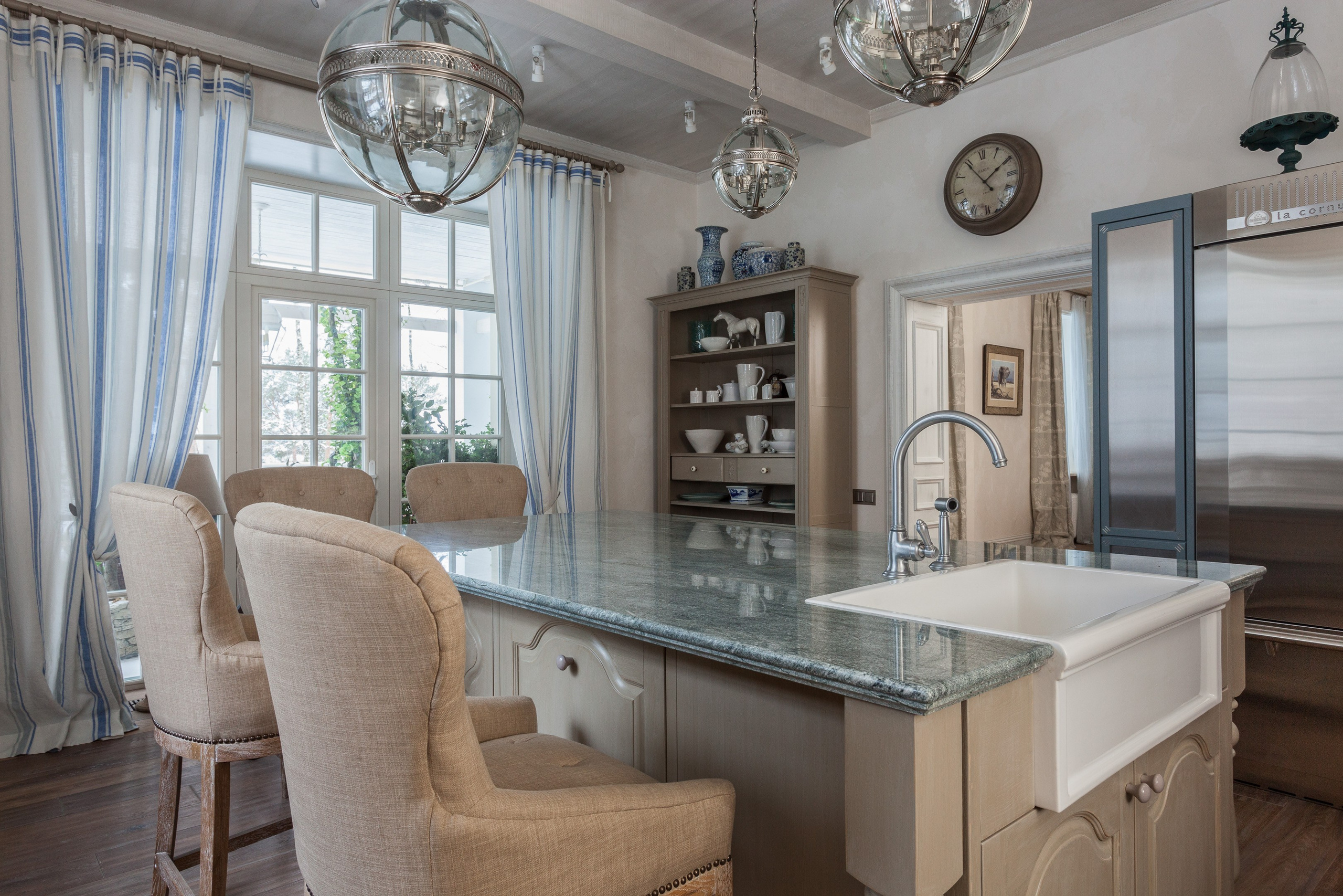 Provence style kitchen interior - photographer Andrey Dunin