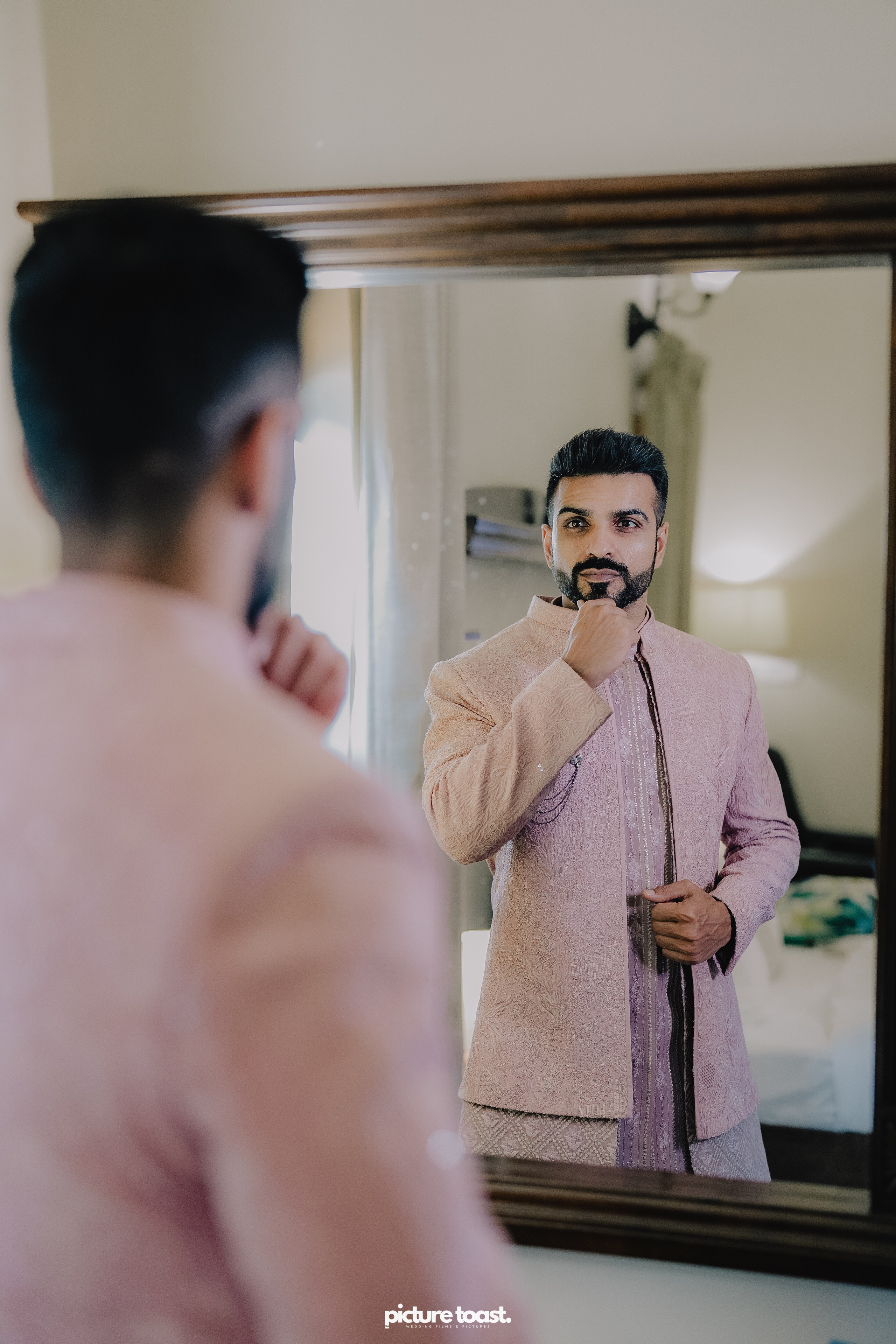 Varamala Ft. Barbie & Aneesh. Fine art Wedding Photographers in India & Canada