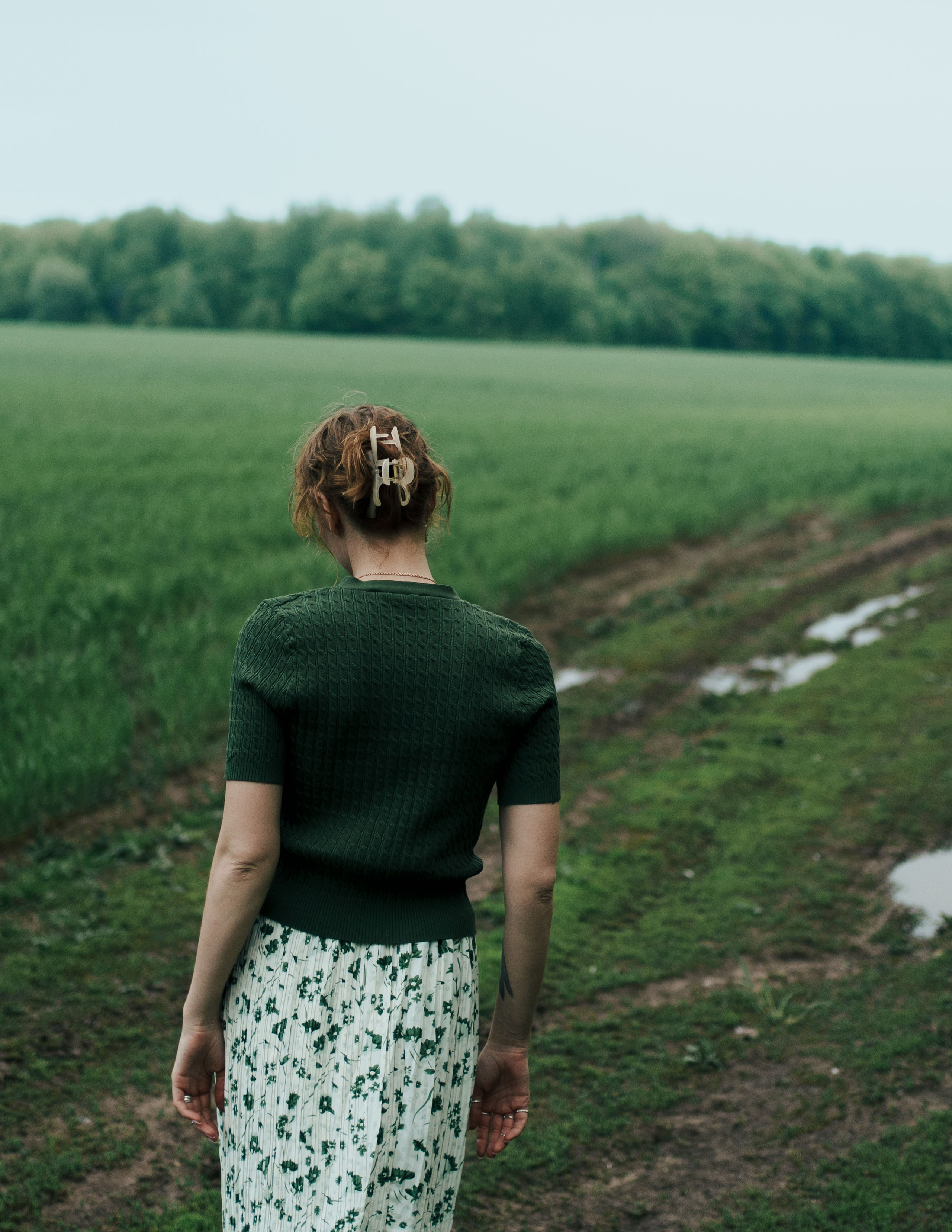 Greens. Alisha Geva женский портретный фотограф в Дубае