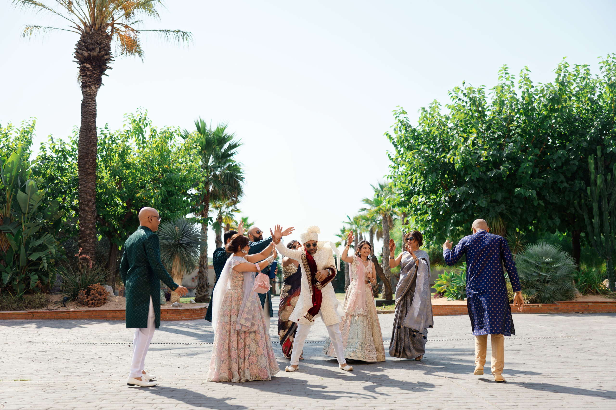 Indian wedding at Gran Villa Rosa, Barcelona