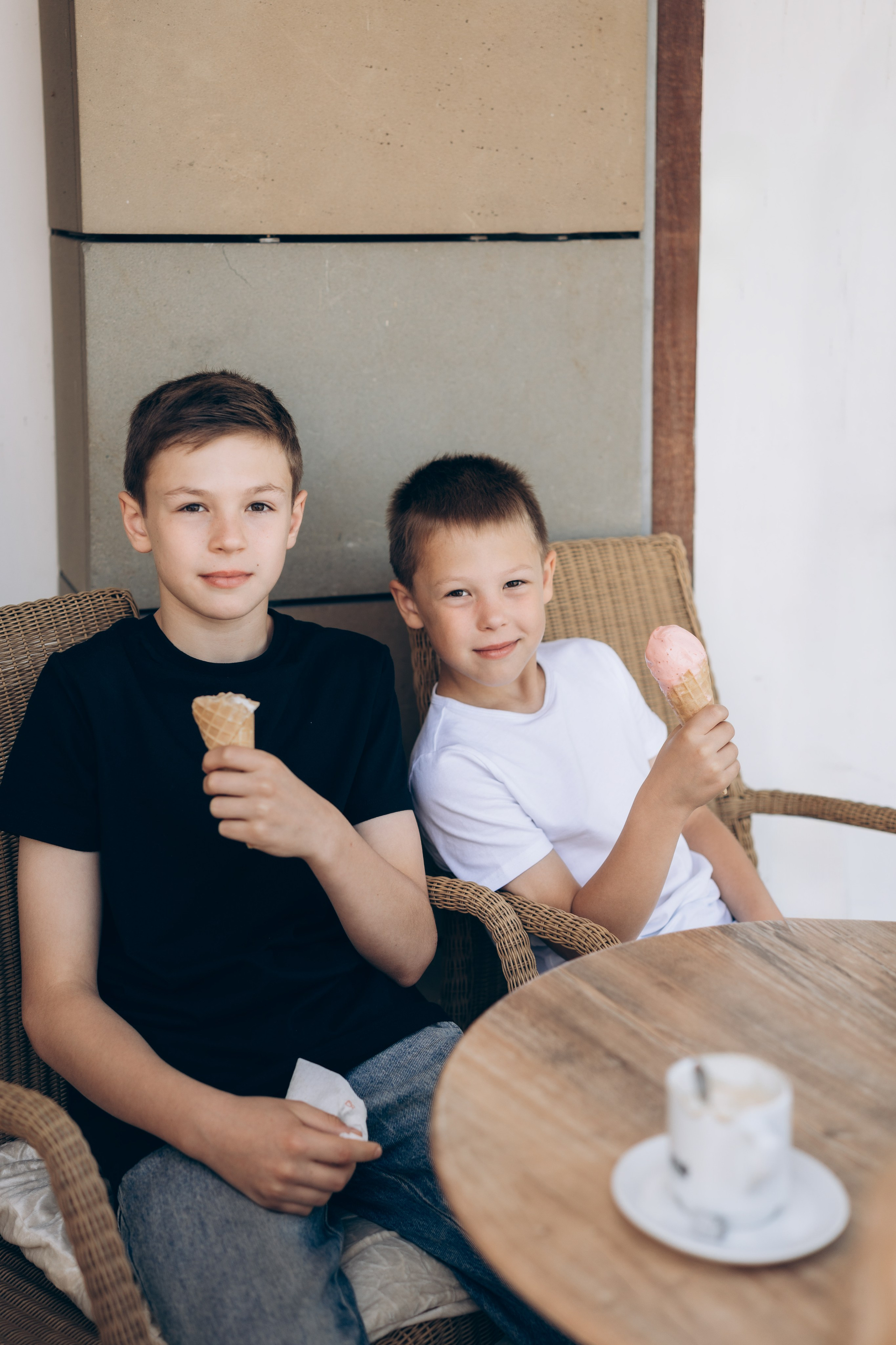 Family in the city. Photography in Germany