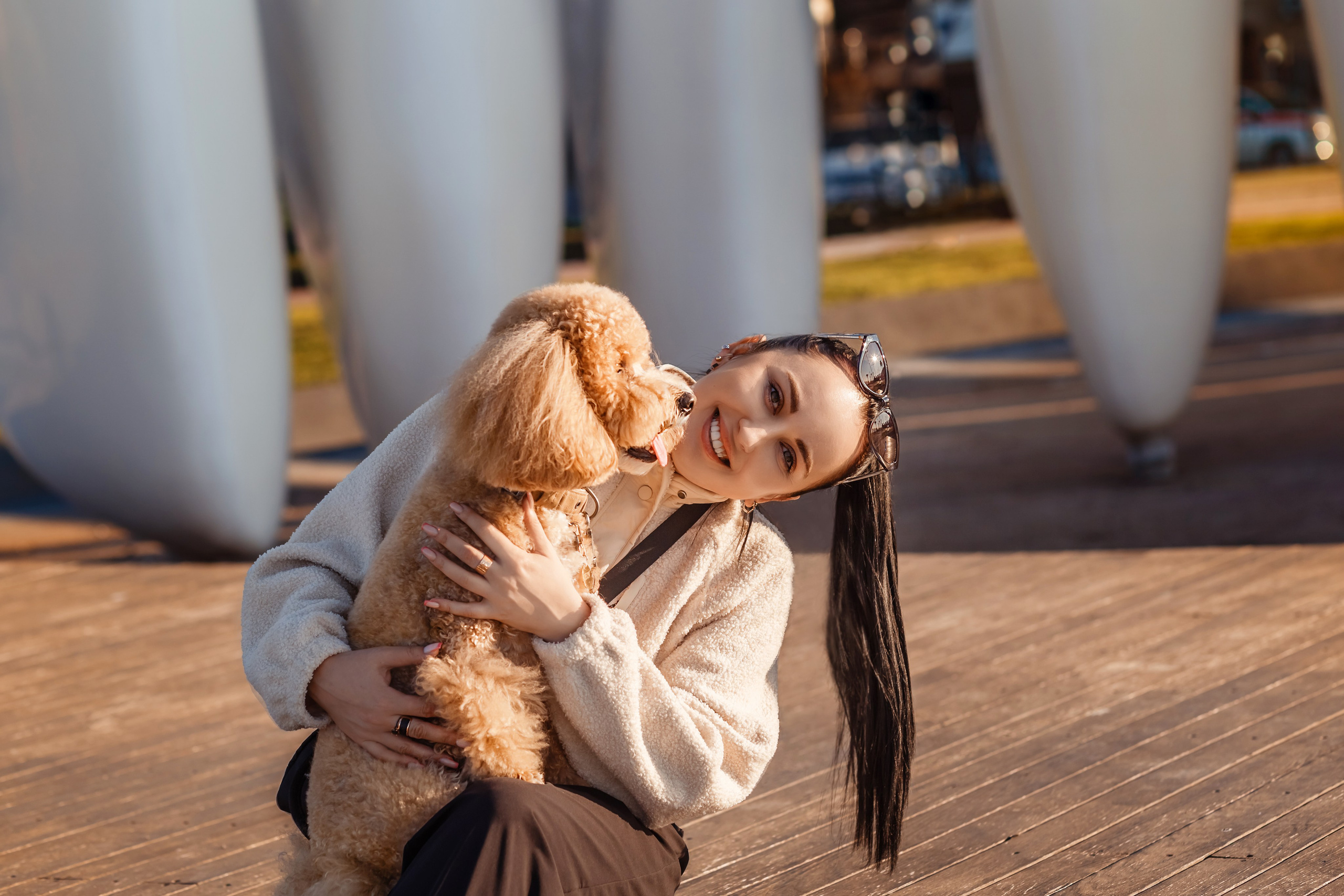 Фотосессия с собакой