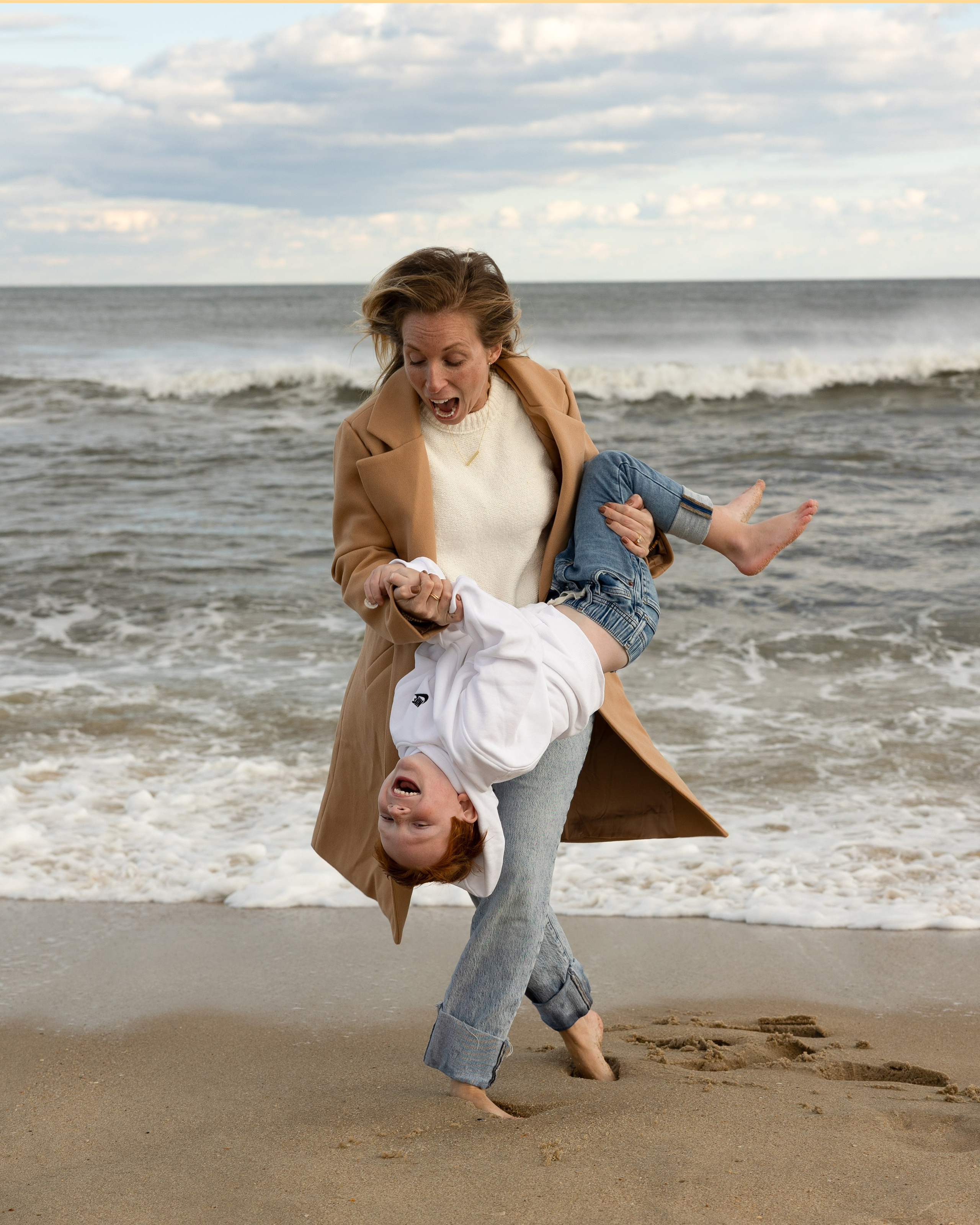 Sun, Sand, and Family Hugs. Family, lifestyle, and commercial photography in New York and New Jersey