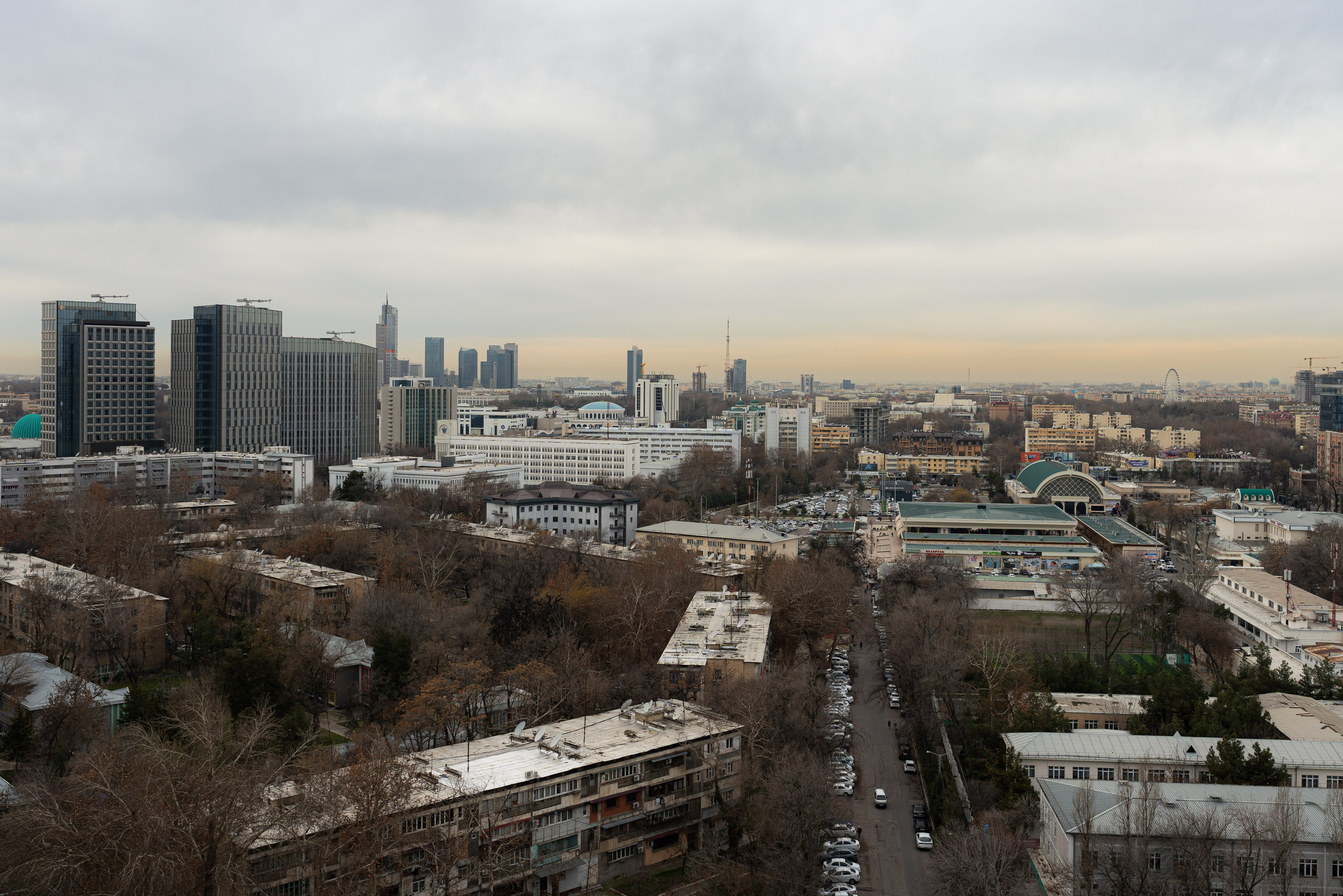 Смог в Ташкенте или Взгляд на город с высоты птичьего полета. Георгий Намазов | Фотограф в Ташкенте