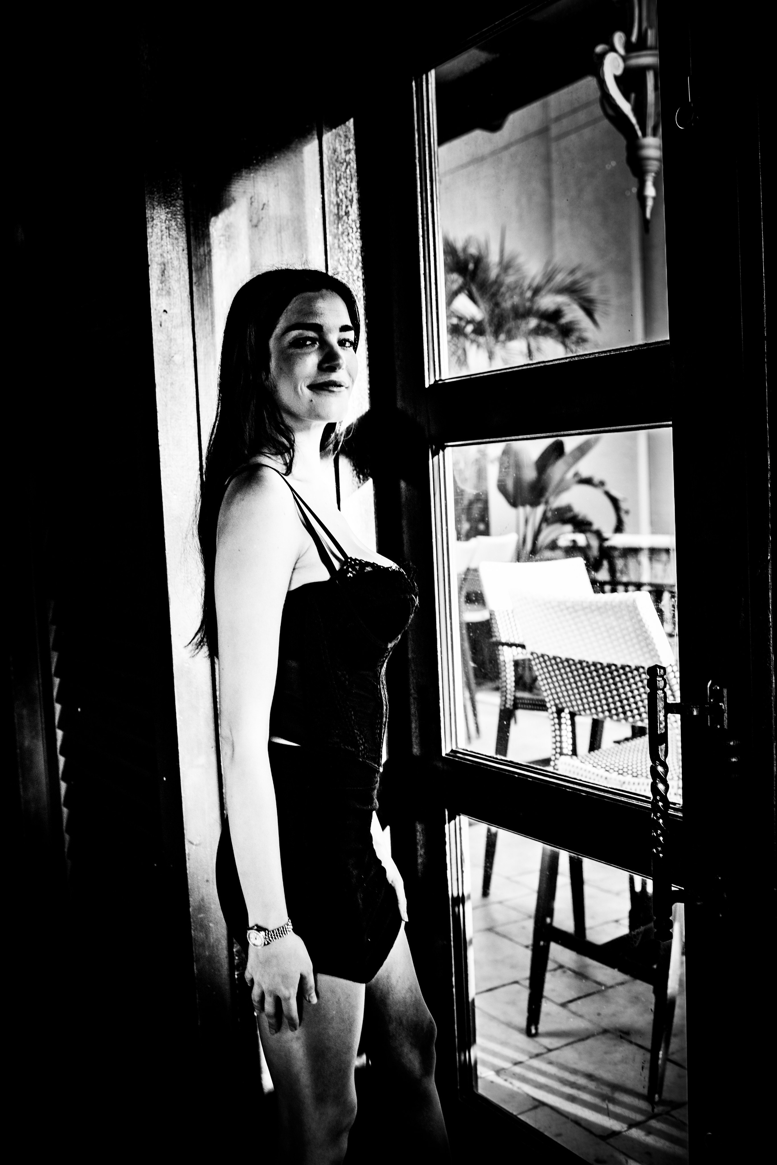 Burn Black and White Series. Out and About 239