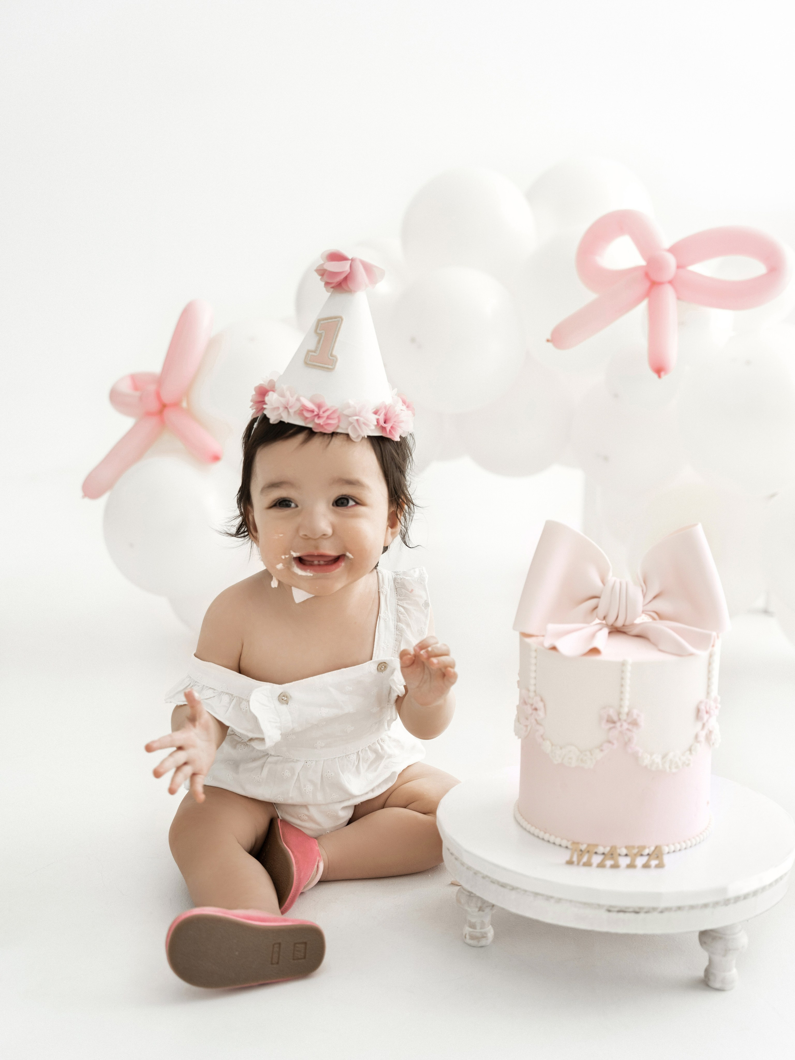 First birthday photoshoot Eva