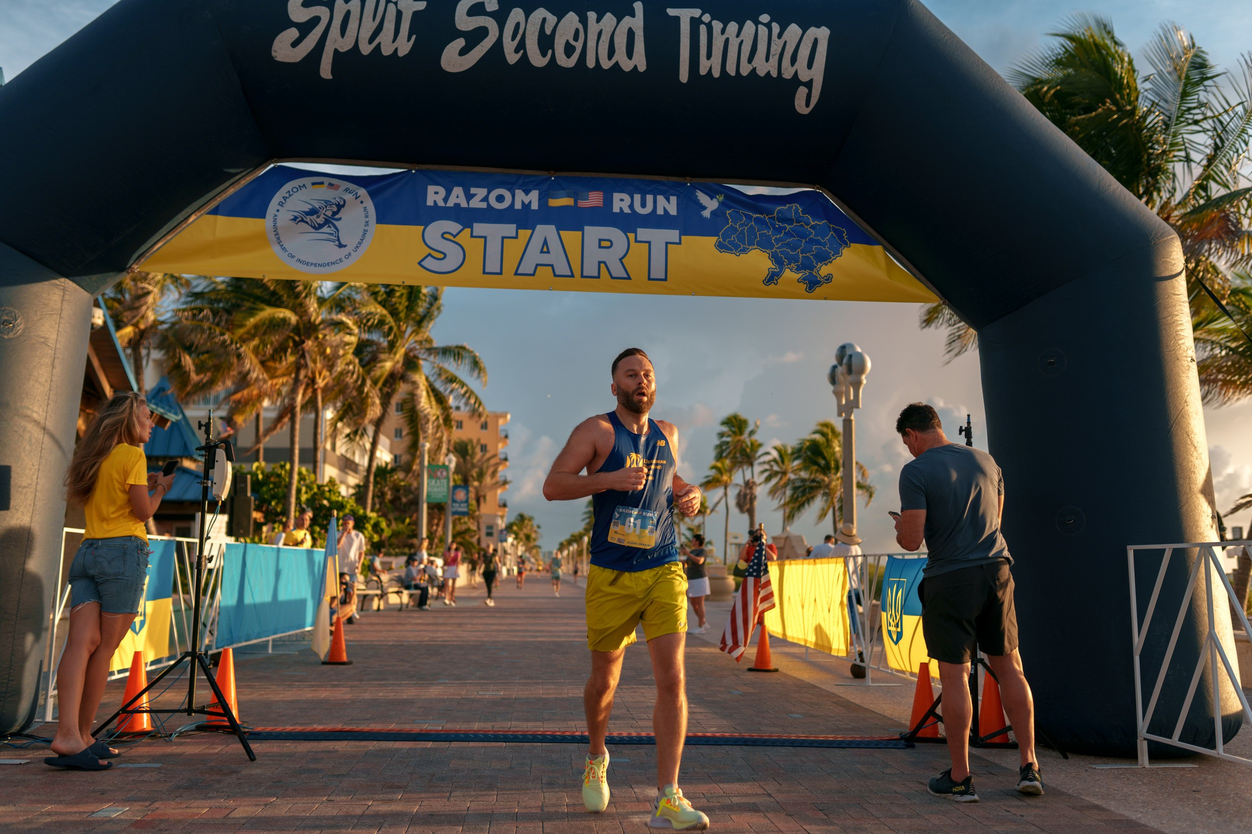 RAZOM RUN. ФОТОГРАФ ФЛОРИДА МАЙАМИ