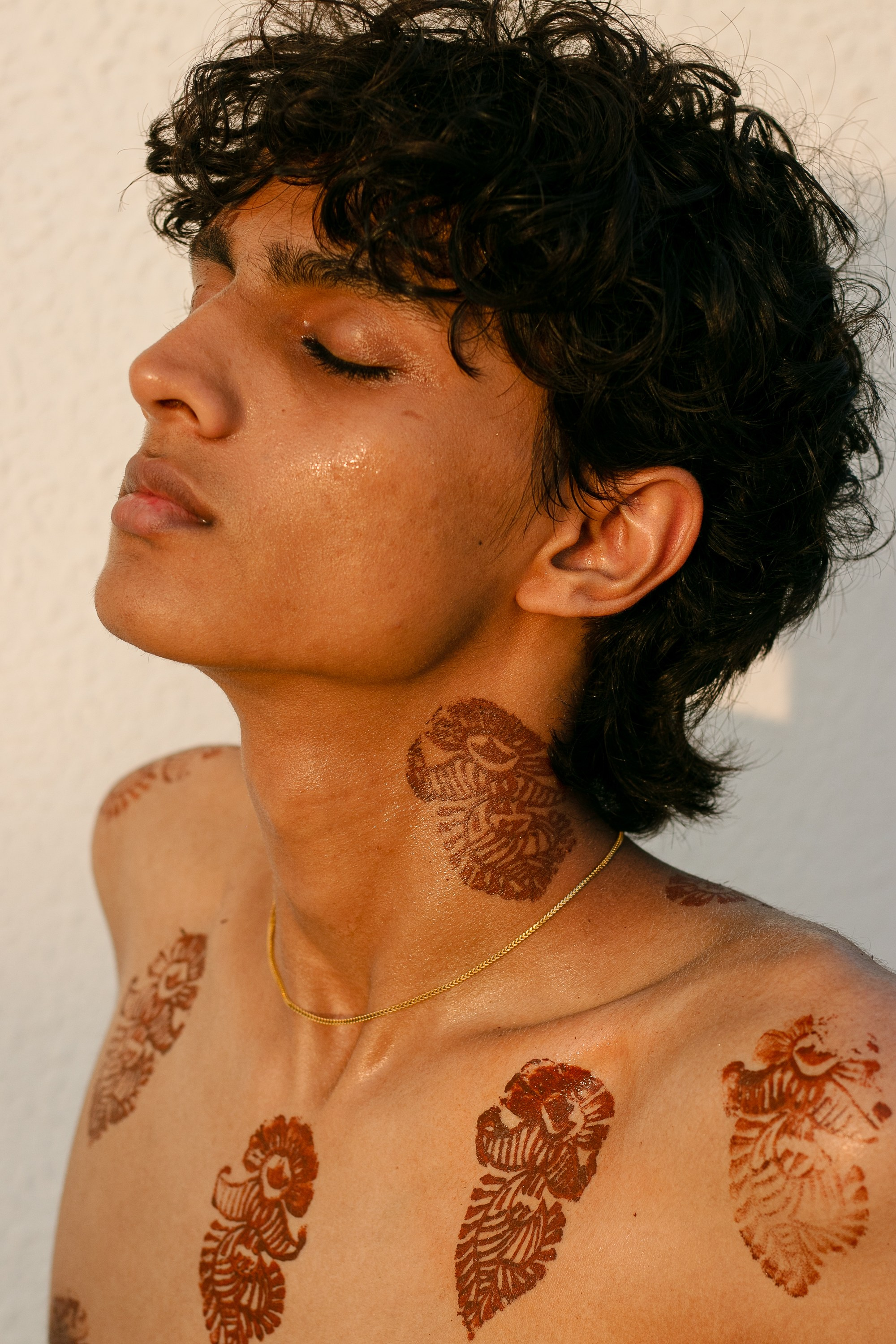 Creative Direction for Blockprinted skin concept shoot