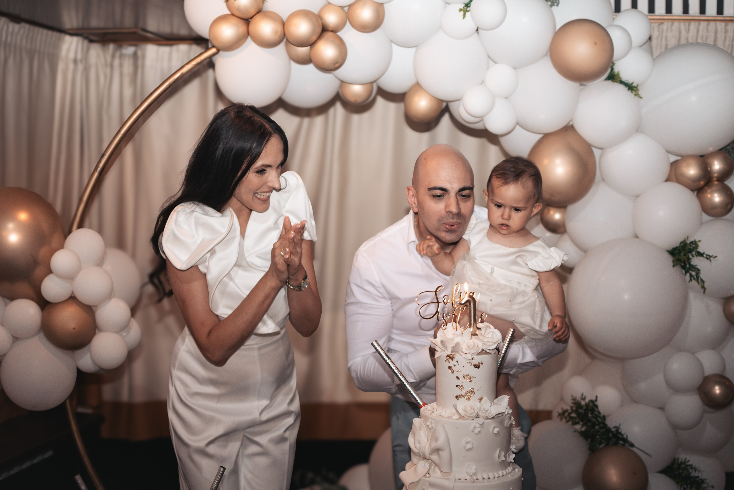 Sofija, krštenje i rođendan. BambinaaPhotography