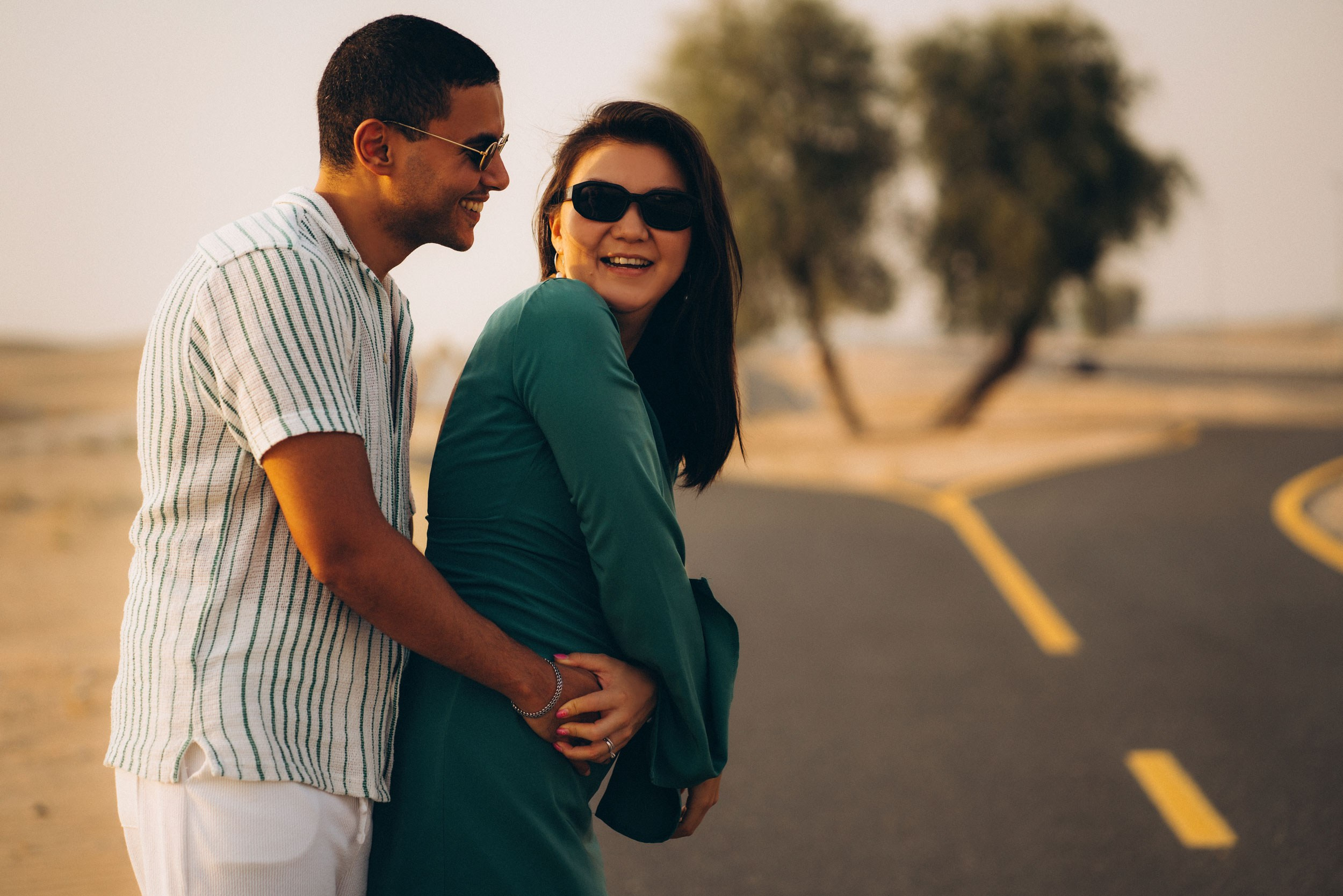 Sunset of Two Hearts. Angela Iakovleva — Family Photographer in Dubai