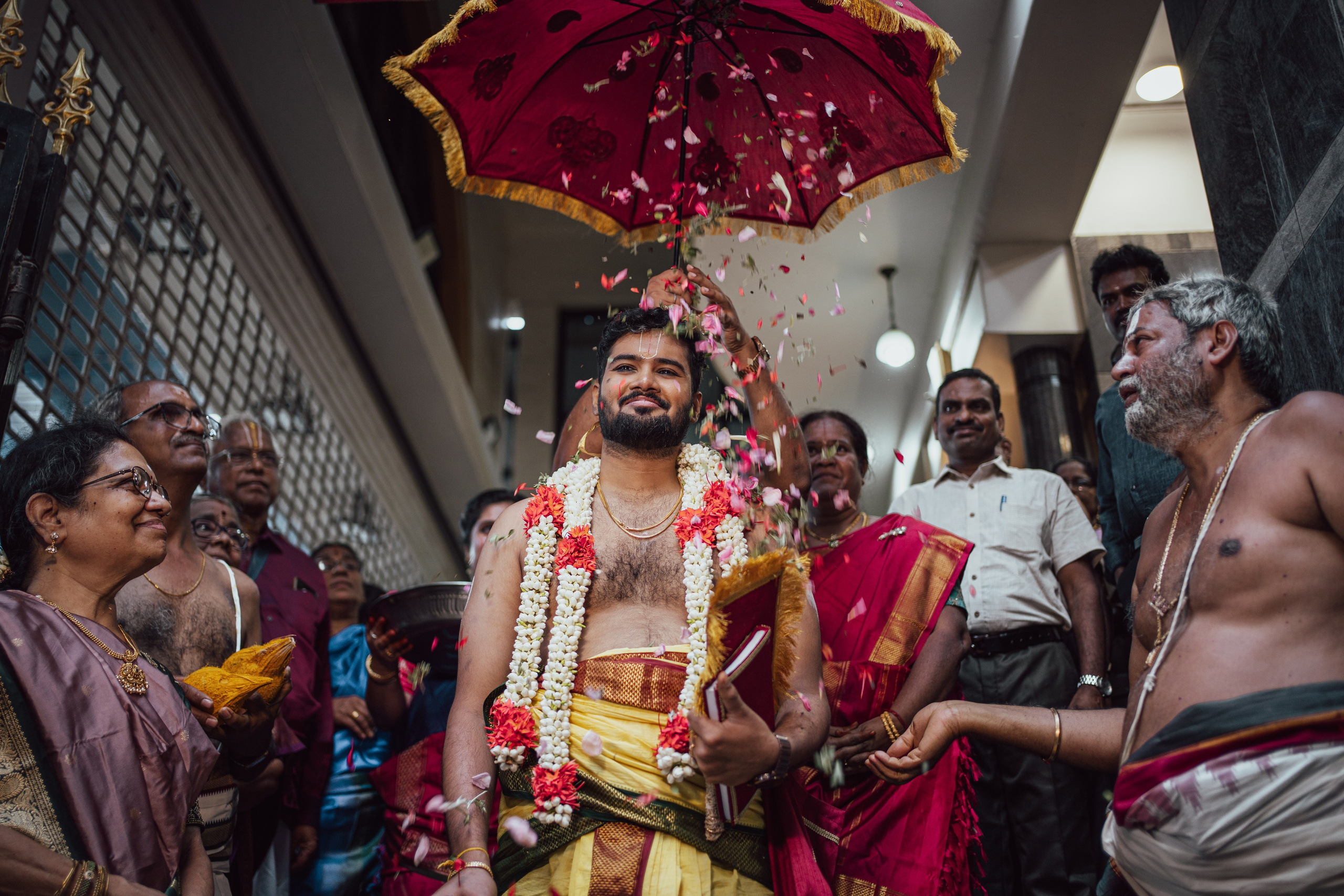 Shamika & Aravind. Menu