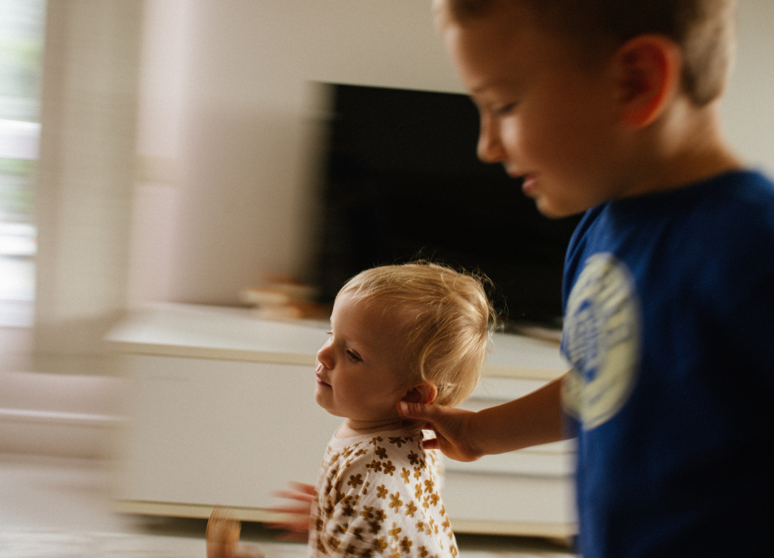 Olga e crianças. Fotógrafo de família e crianças