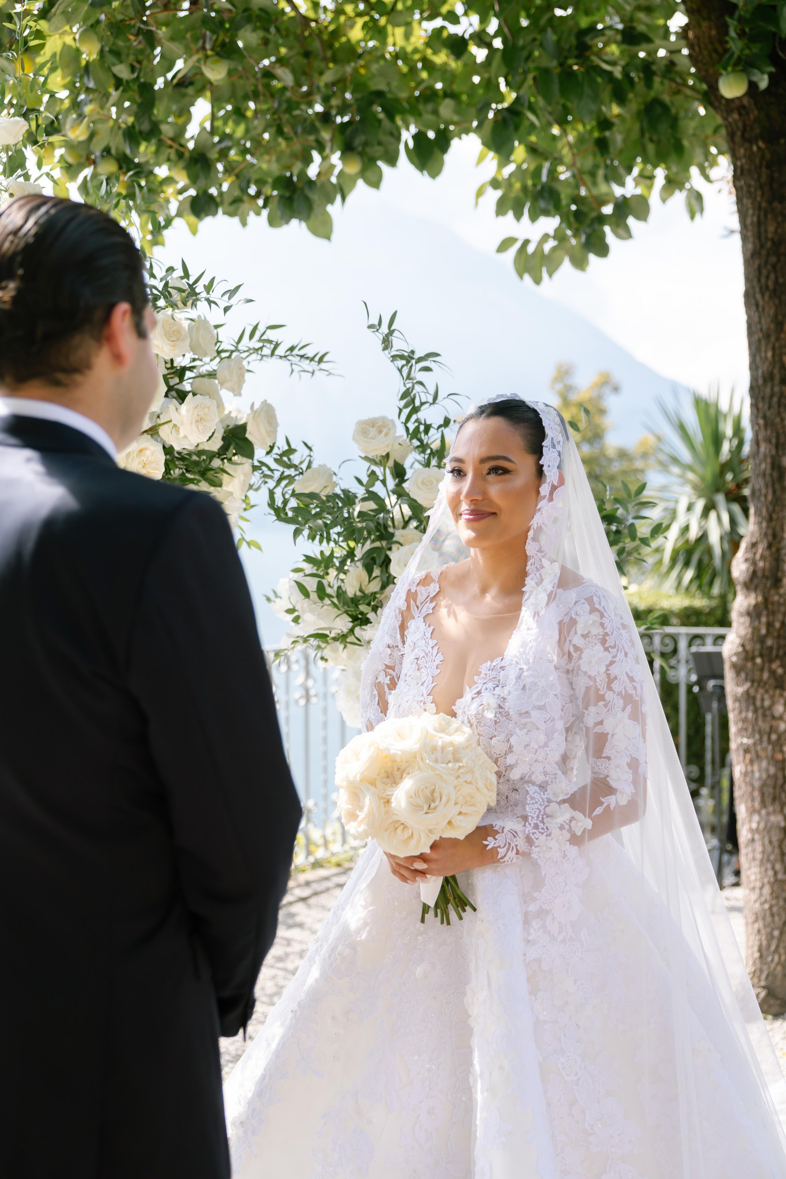 Bridal makeup and hairstyling by Milan-based artist