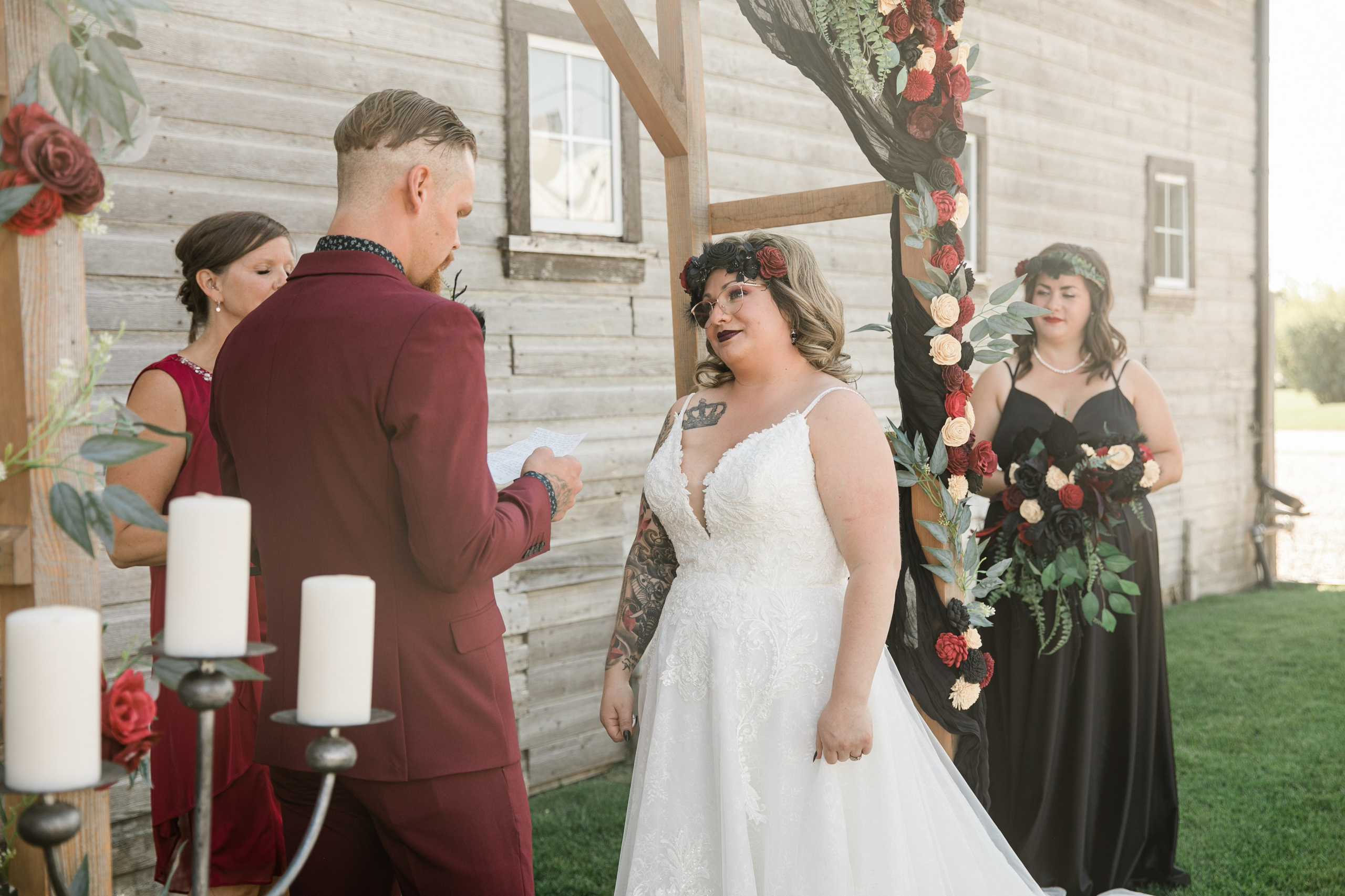 Hailey Wedding. Fotografía accesible en Calgary