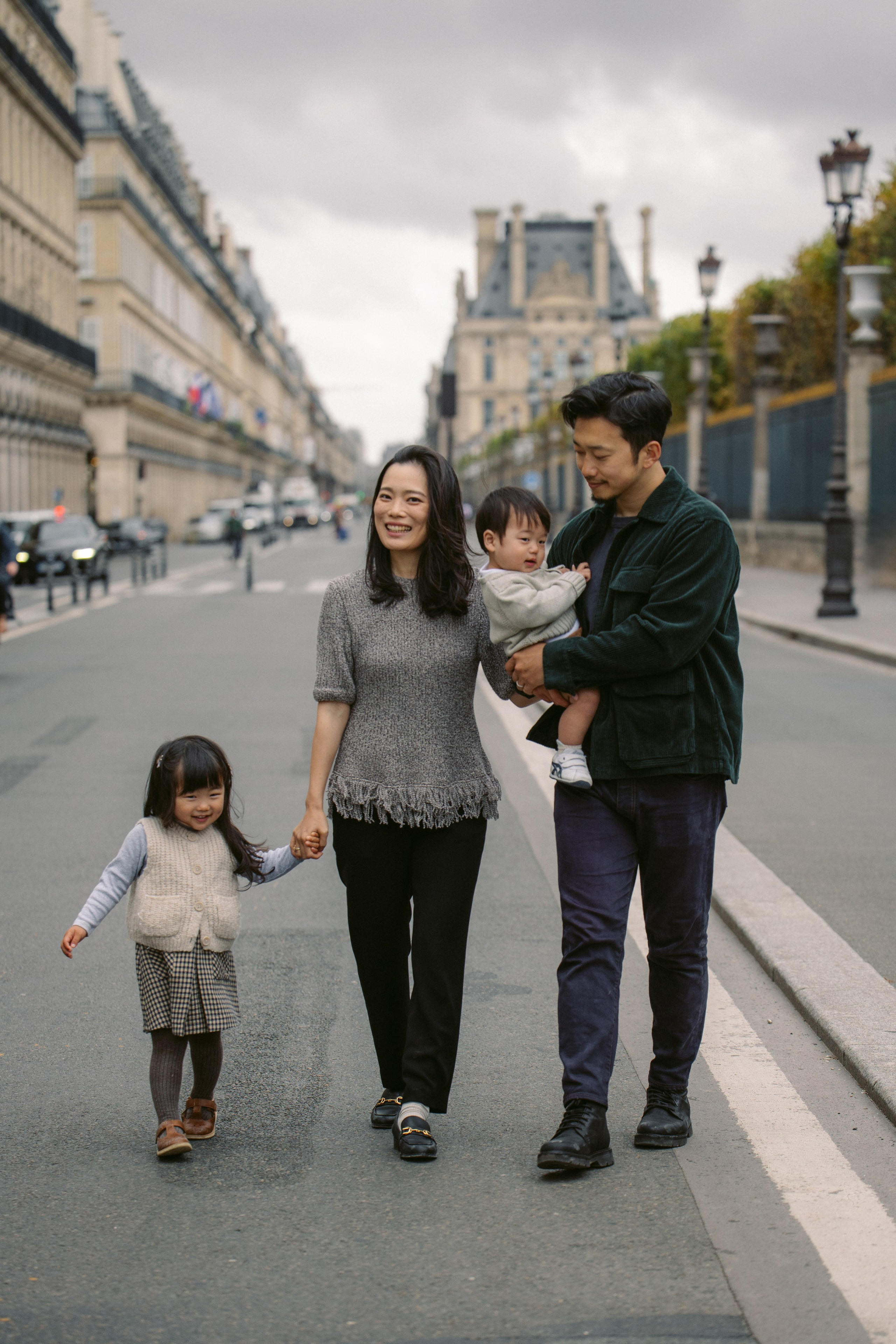 Family Photoshoot in Paris — Natural Lifestyle Photography. Paris Wedding Photographer