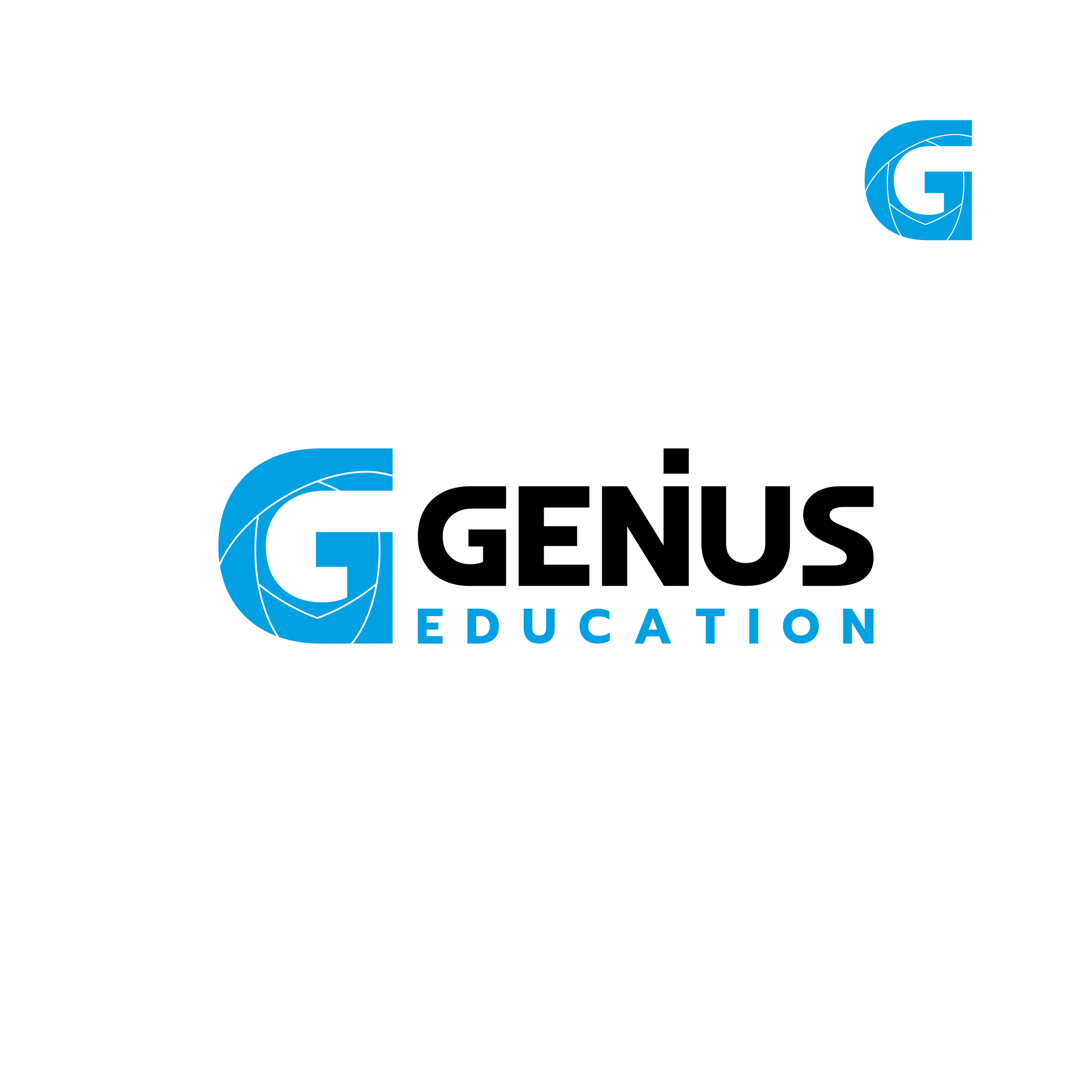 Genius Education — Logotip. Dirov — Hayot Khodirov