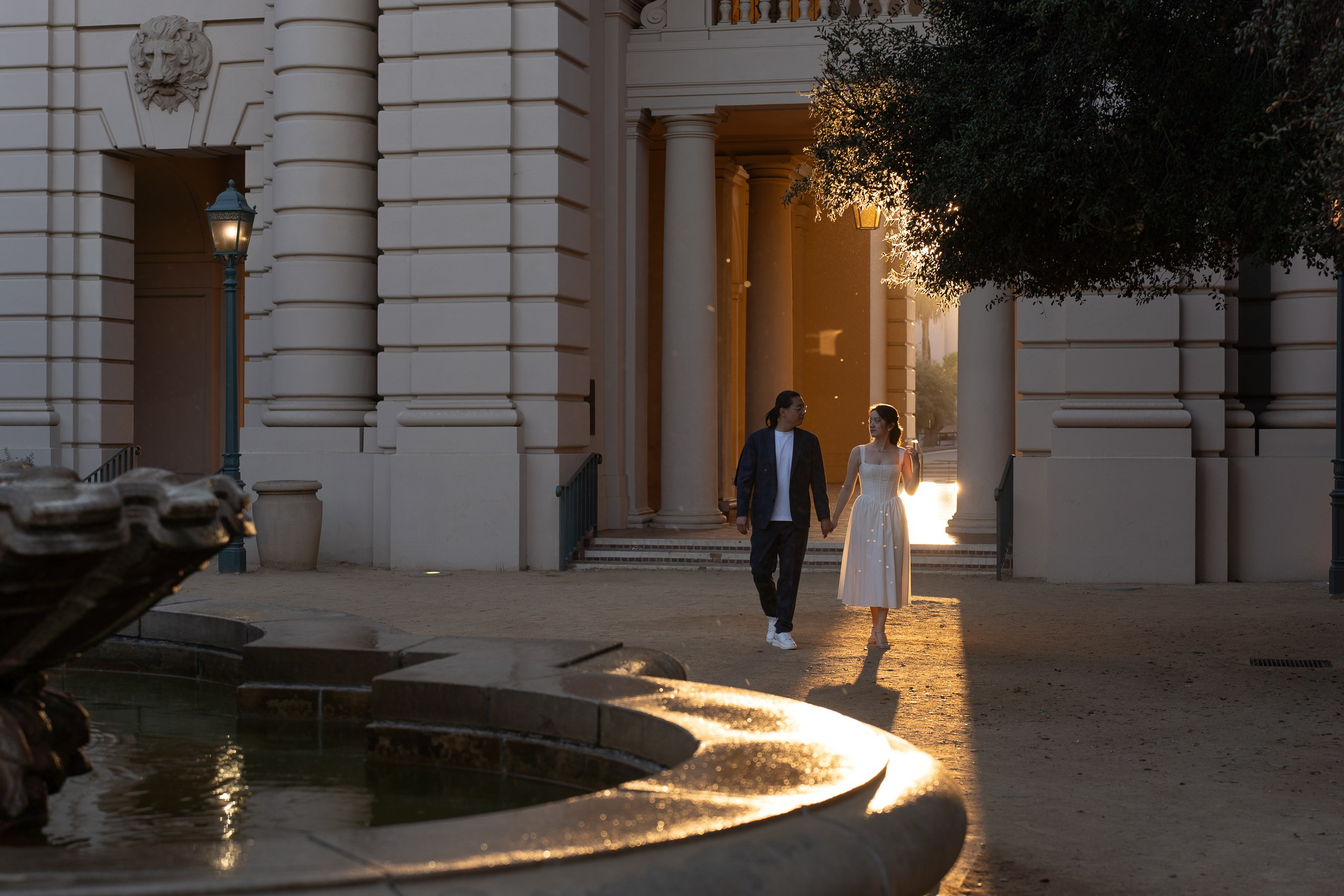 Cinematic Pasadena City Hall Engagement