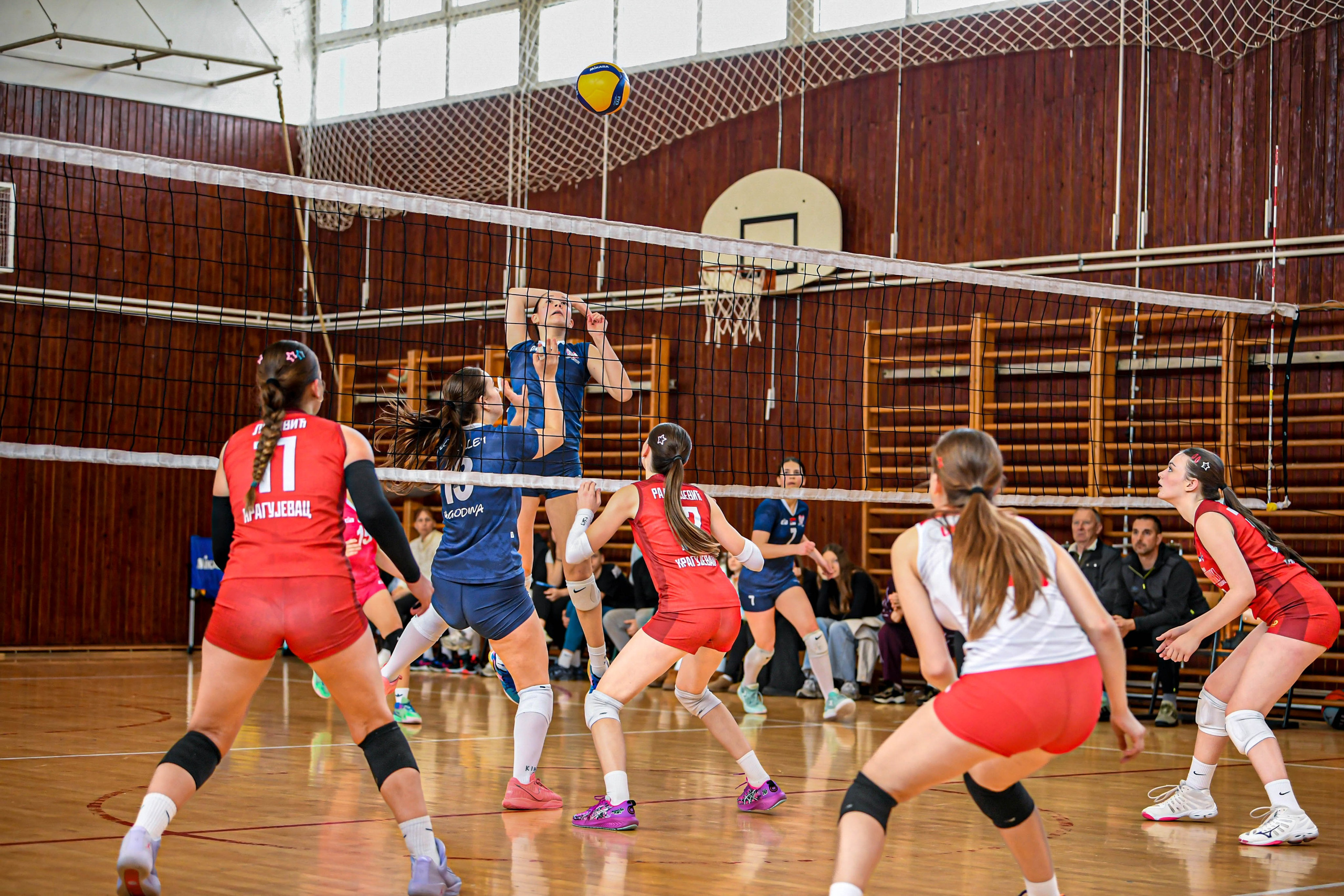 Odbojka 22.03.  Radnicki KG — BlockVolley JAG. Foto Simic Jagodina