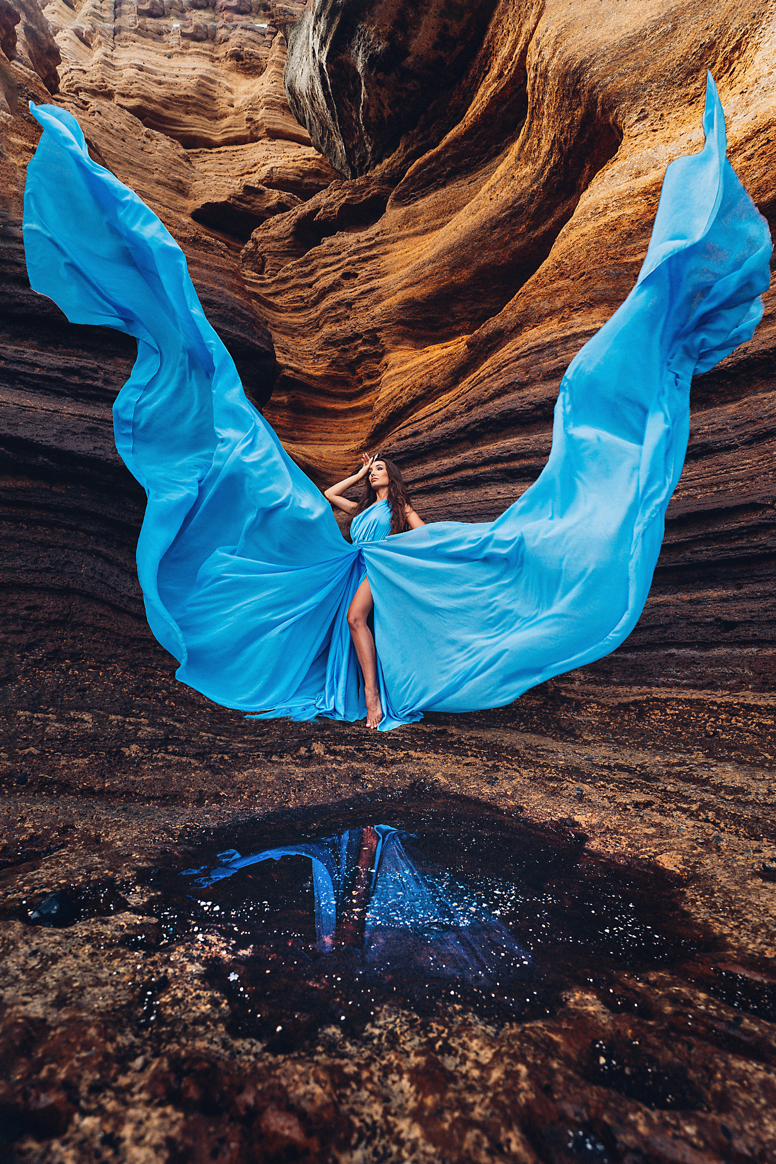 Летящие платья на Канарах