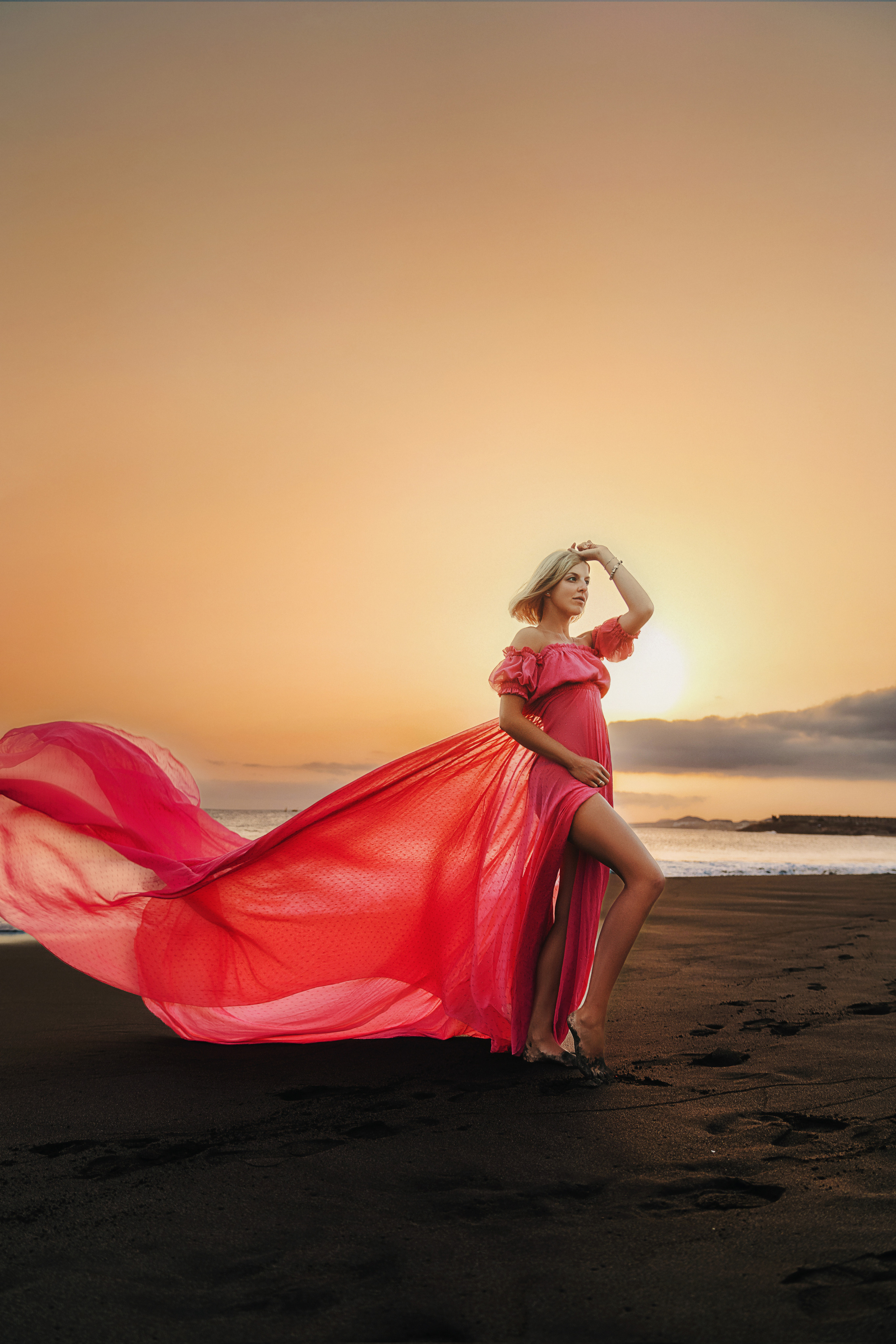 Платье розовое #14 40€. Профессиональный фотограф на Тенерифе