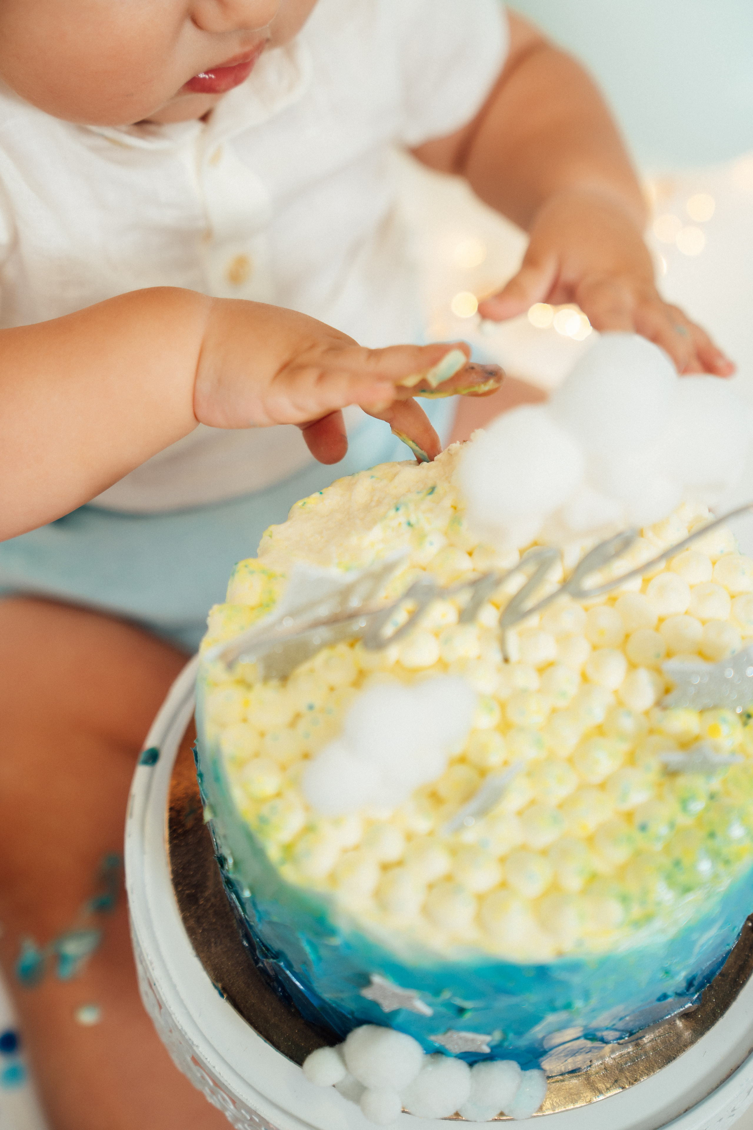 Cake smash. Fotografía profesional en Tenerife Tania Bonnet
