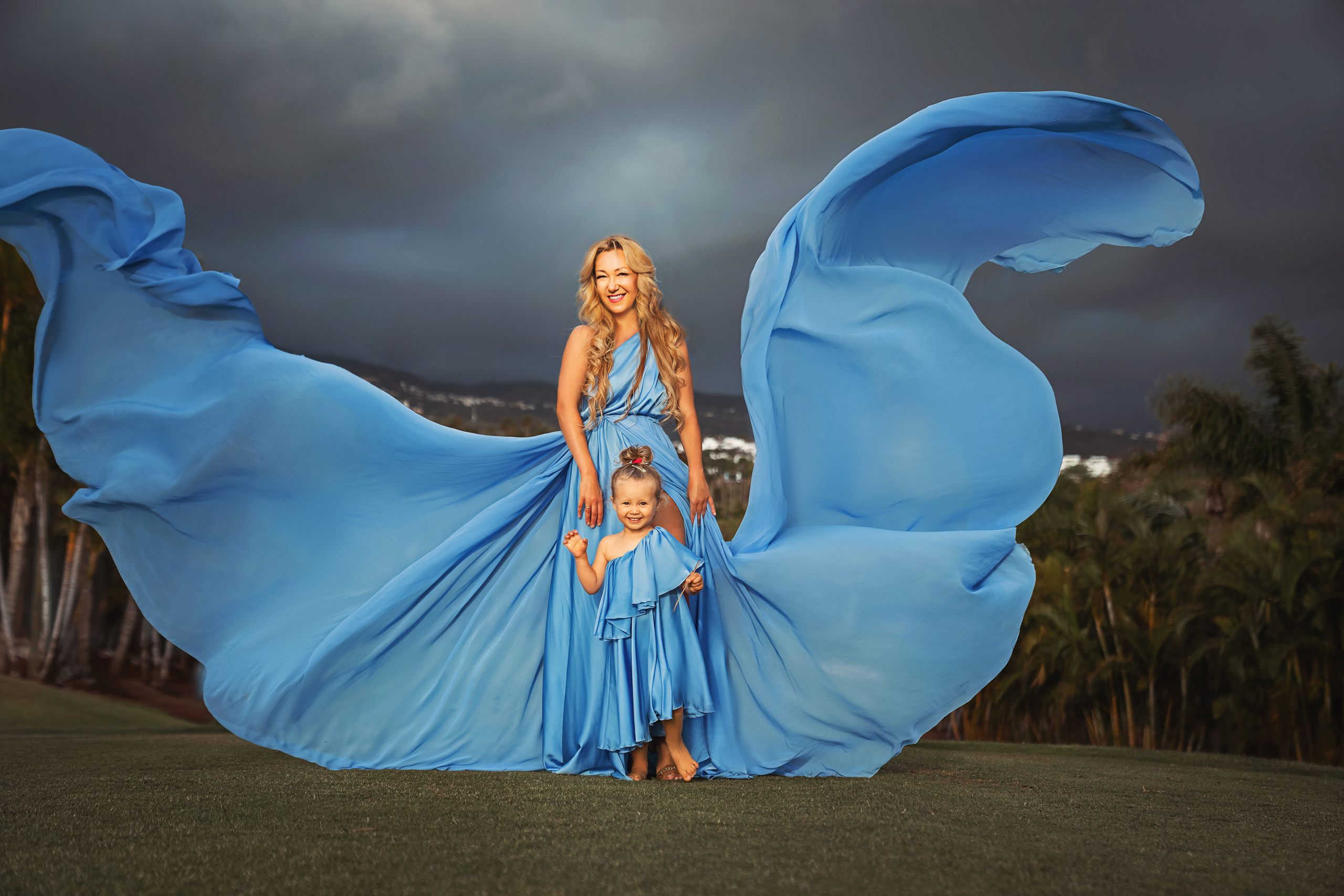 Фото мама и дочка на Тенерифе