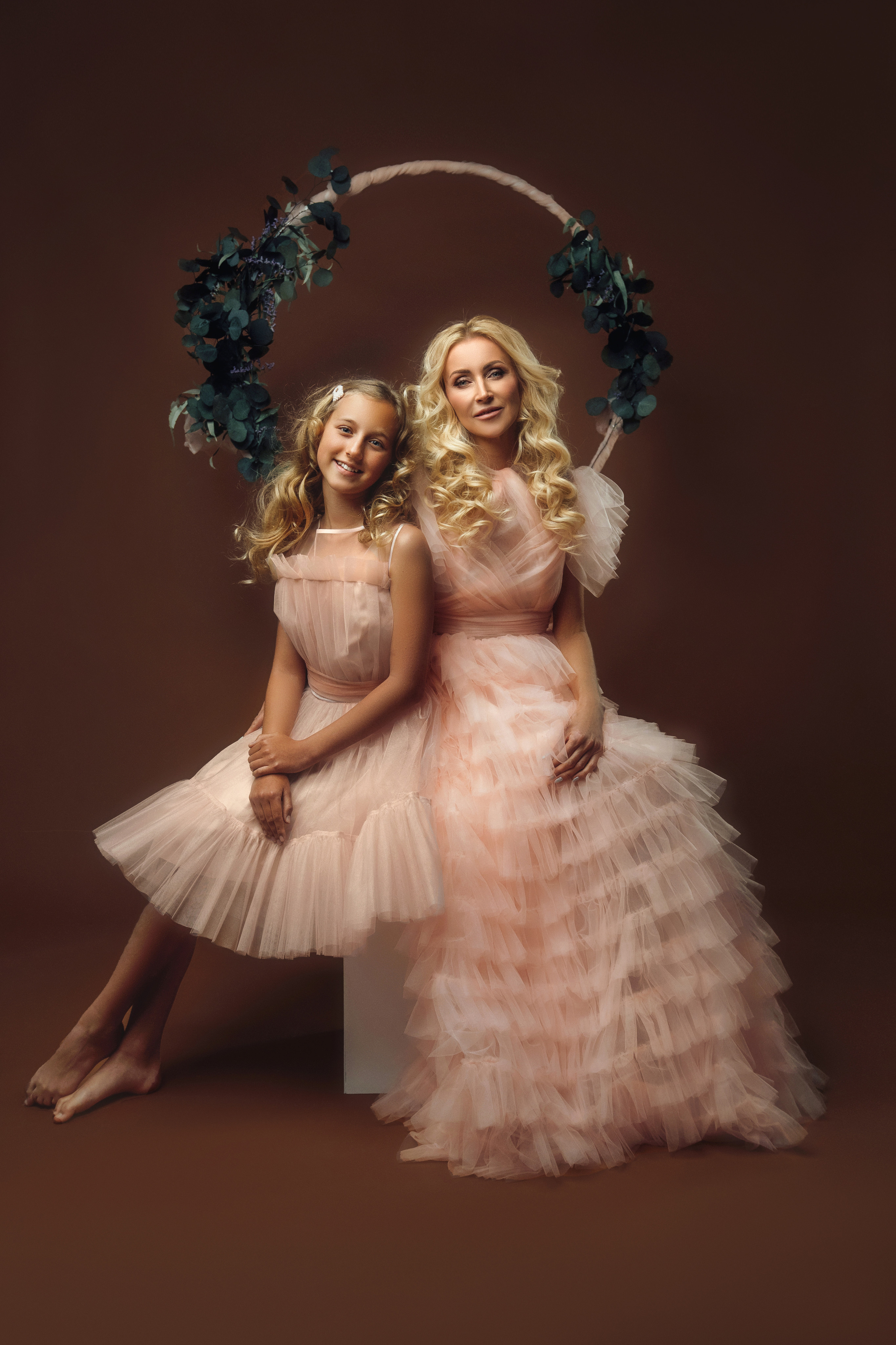 Peach tulle dress #12 20€. Professional photography in Tenerife Tania Bonnet