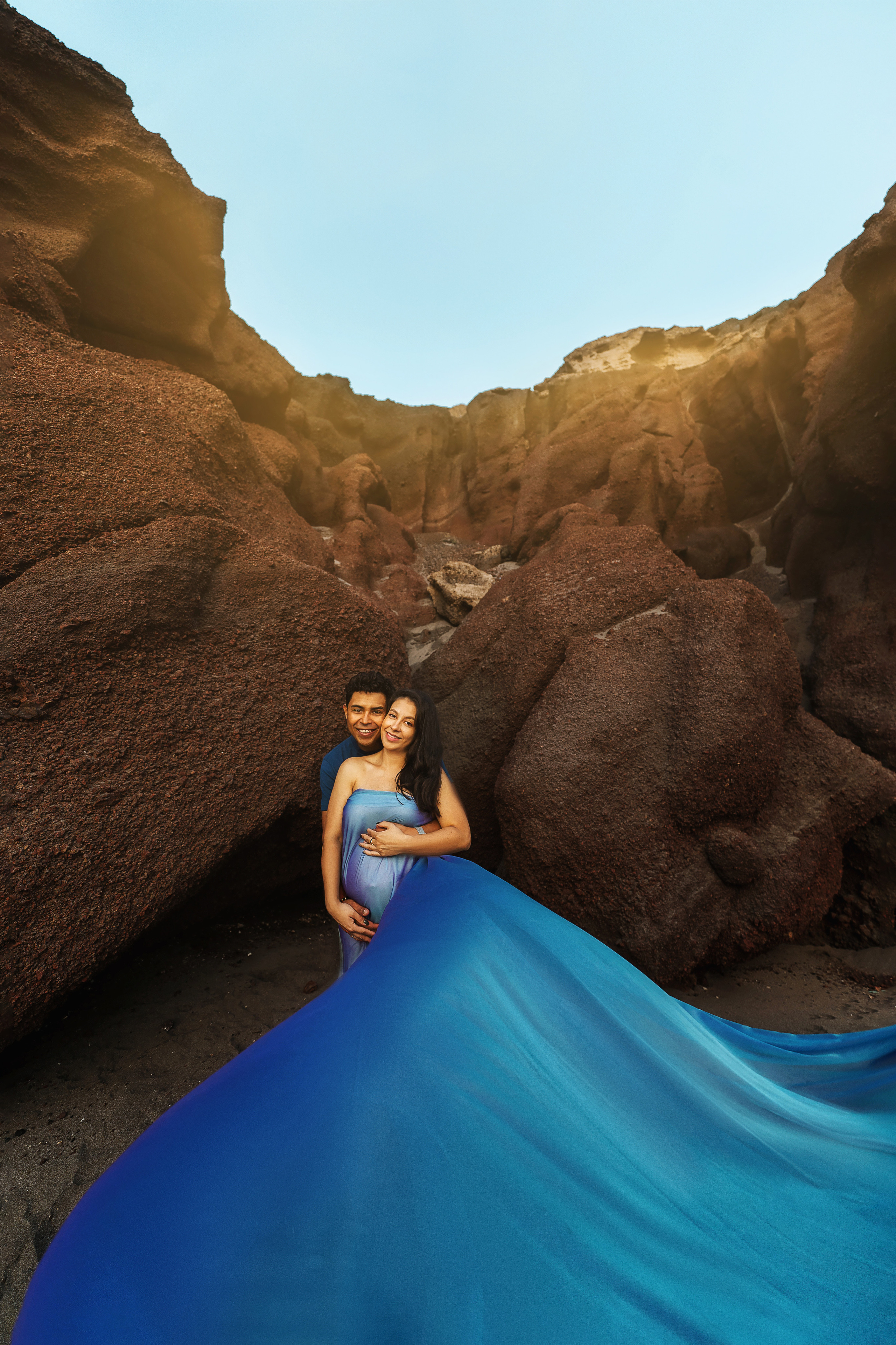 Шлейфовые (летящие) платья на Тенерифе и Канарских островах. Таня Боннет | Профессиональный фотограф на Тенерифе — Летящие платья