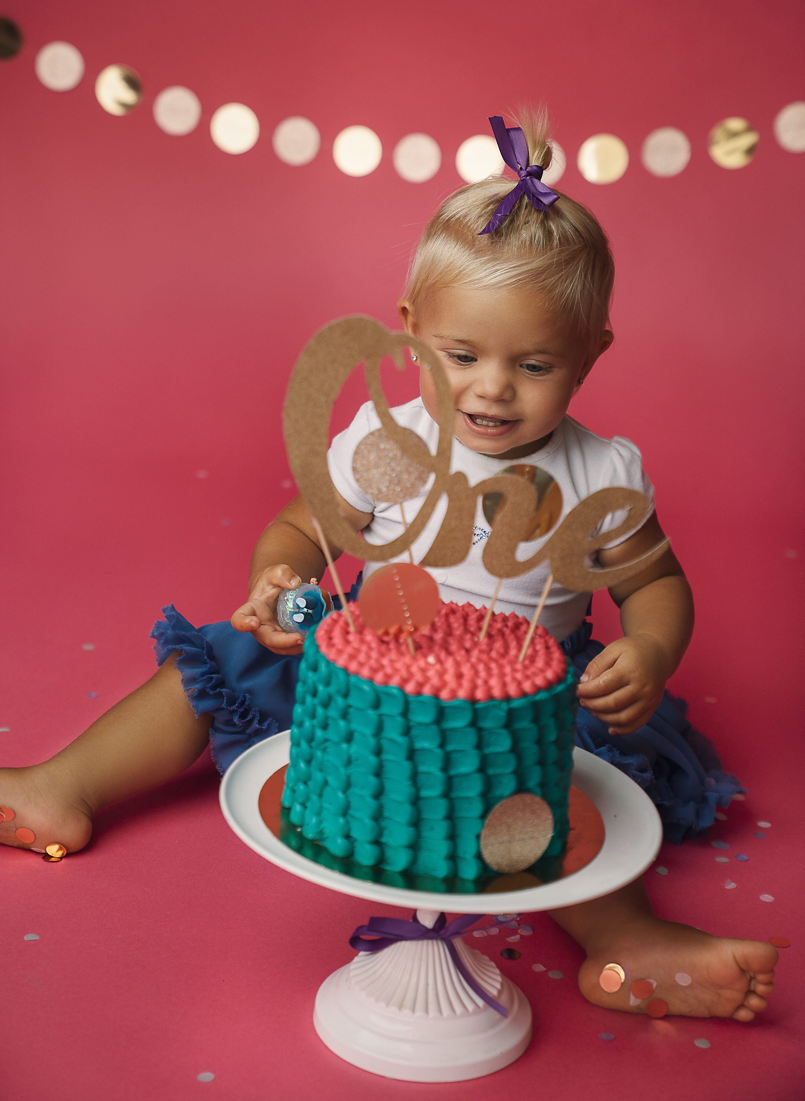 Cake smash. Fotografía profesional en Tenerife Tania Bonnet