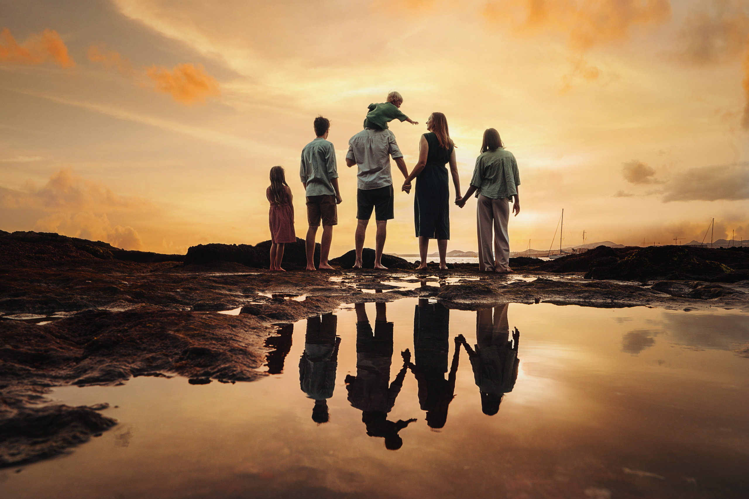 Families. Professional photography in Tenerife Tania Bonnet