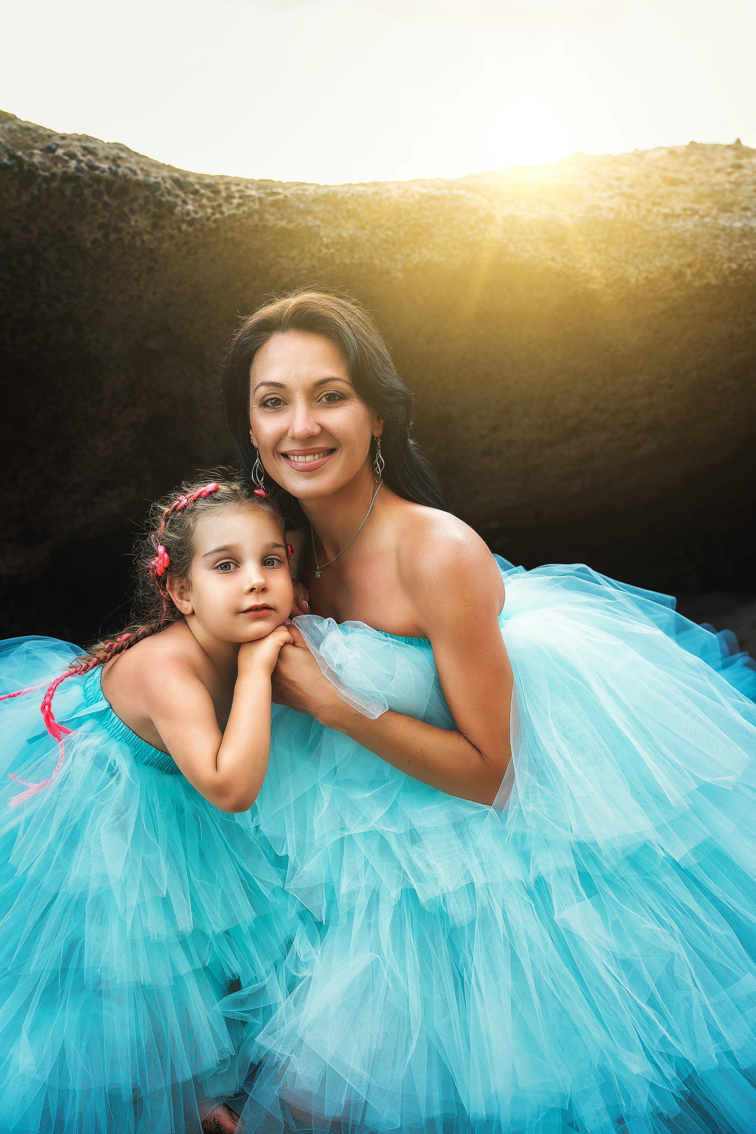 Mint tulle dress #2 20+10€. Professional photography in Tenerife Tania Bonnet