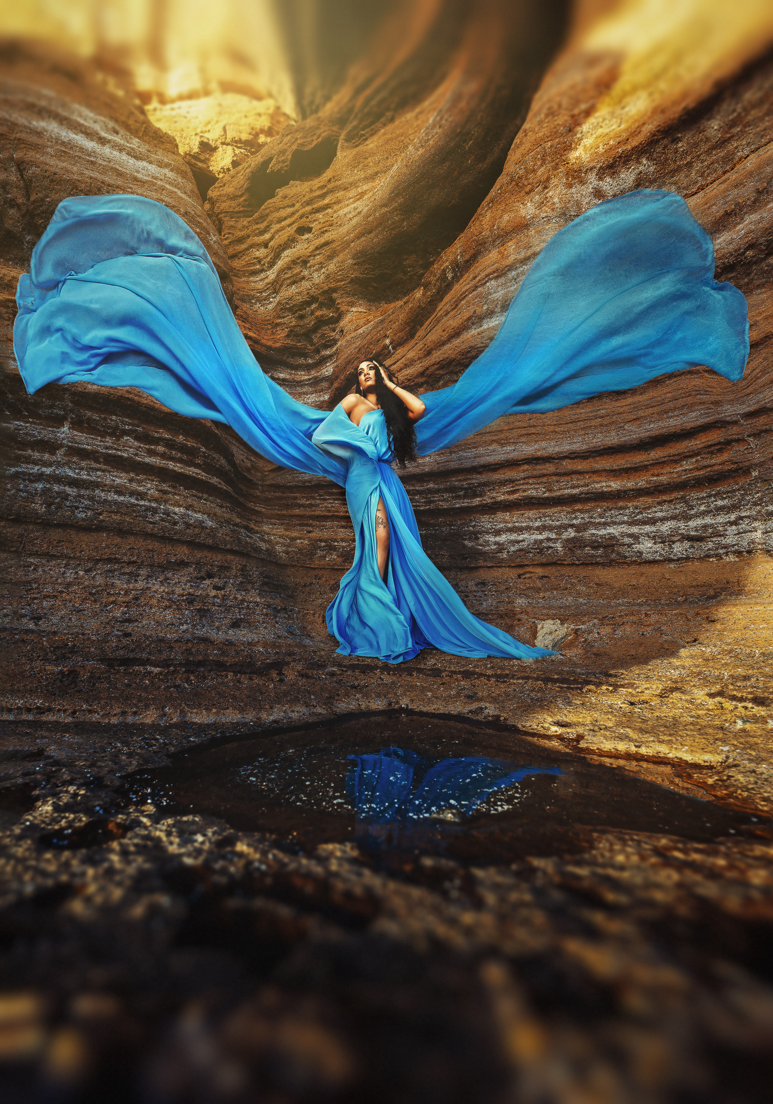 Шлейфовые (летящие) платья на Тенерифе и Канарских островах. Таня Боннет | Профессиональный фотограф на Тенерифе — Летящие платья