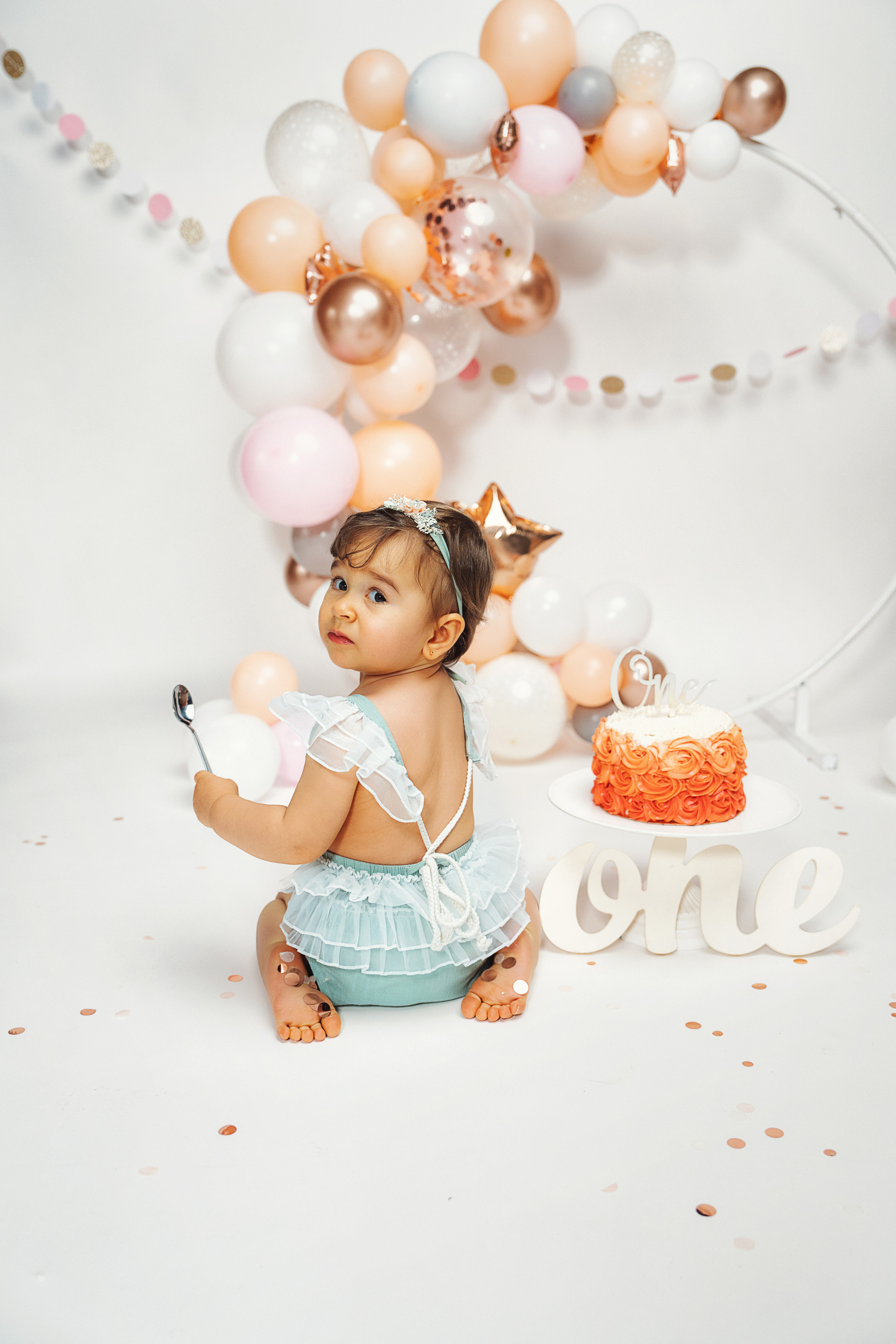 Cake smash. Fotografía profesional en Tenerife Tania Bonnet