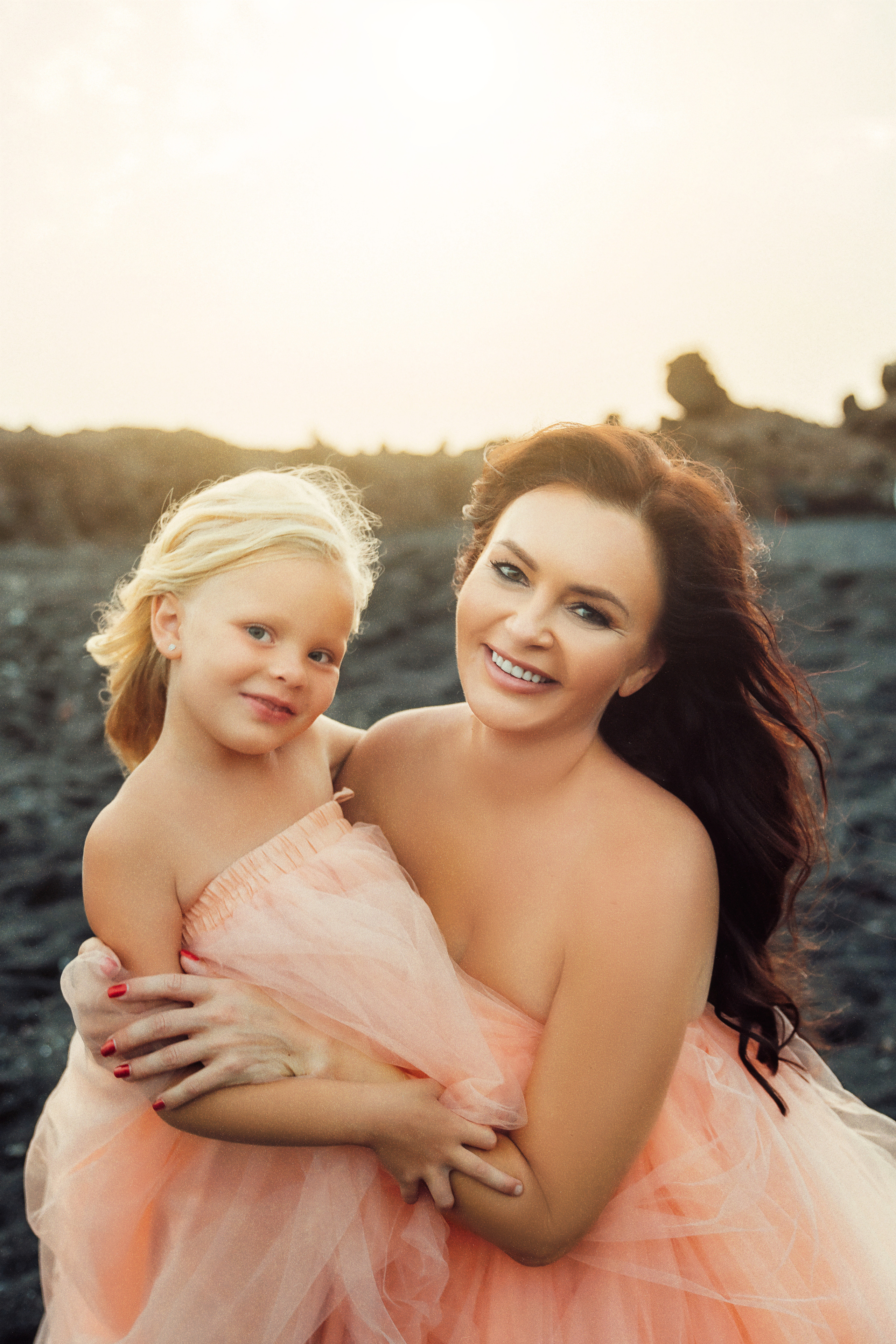 Платье персик #3 20+10€. Профессиональный фотограф на Тенерифе